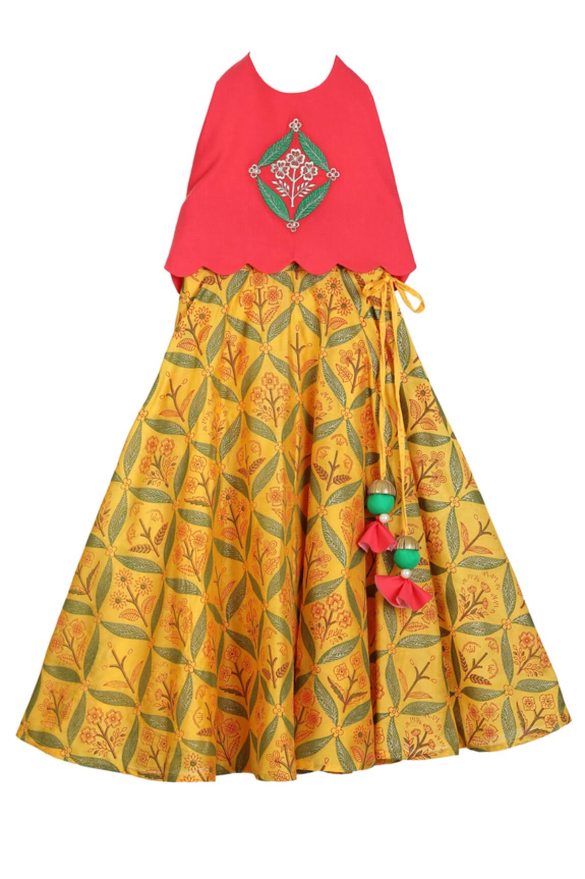 MI Dulce AN'YA Printed Lehenga Set