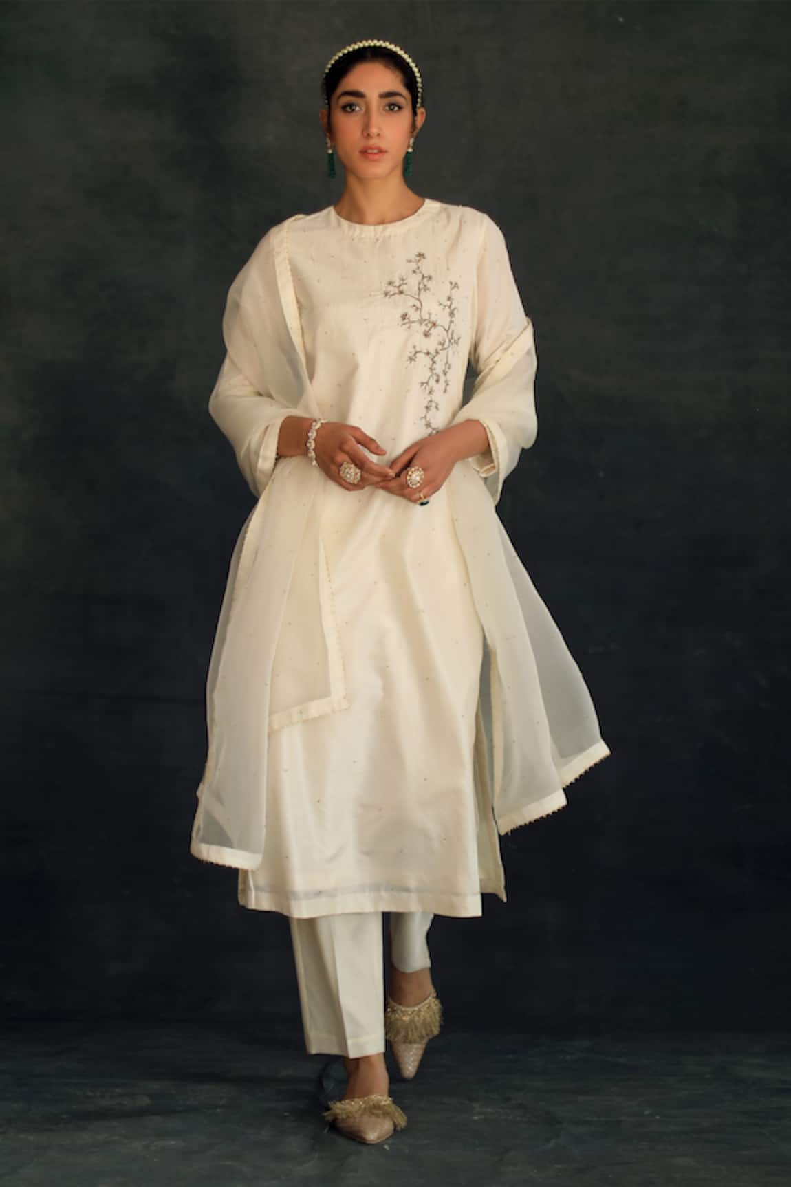 Shikha Mehta Pure Silk Kurta Set