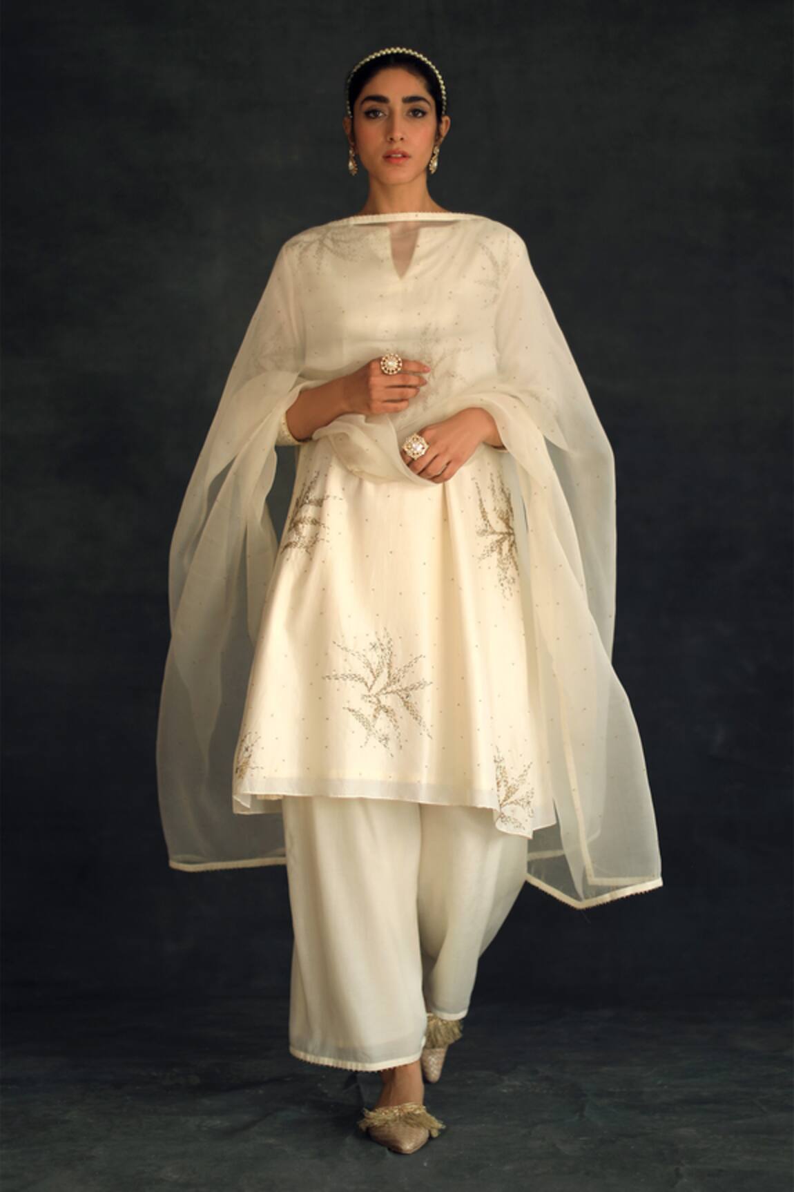 Shikha Mehta Silk Kurta Set