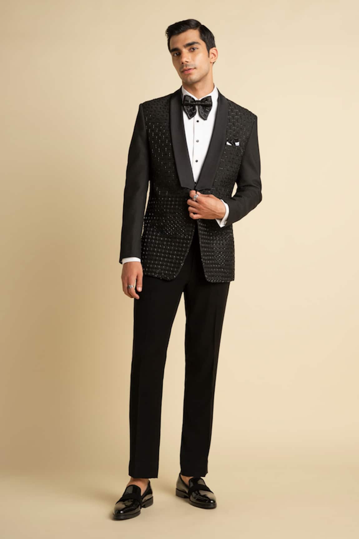 Philocaly Ritz Cutdana Embellished Tuxedo