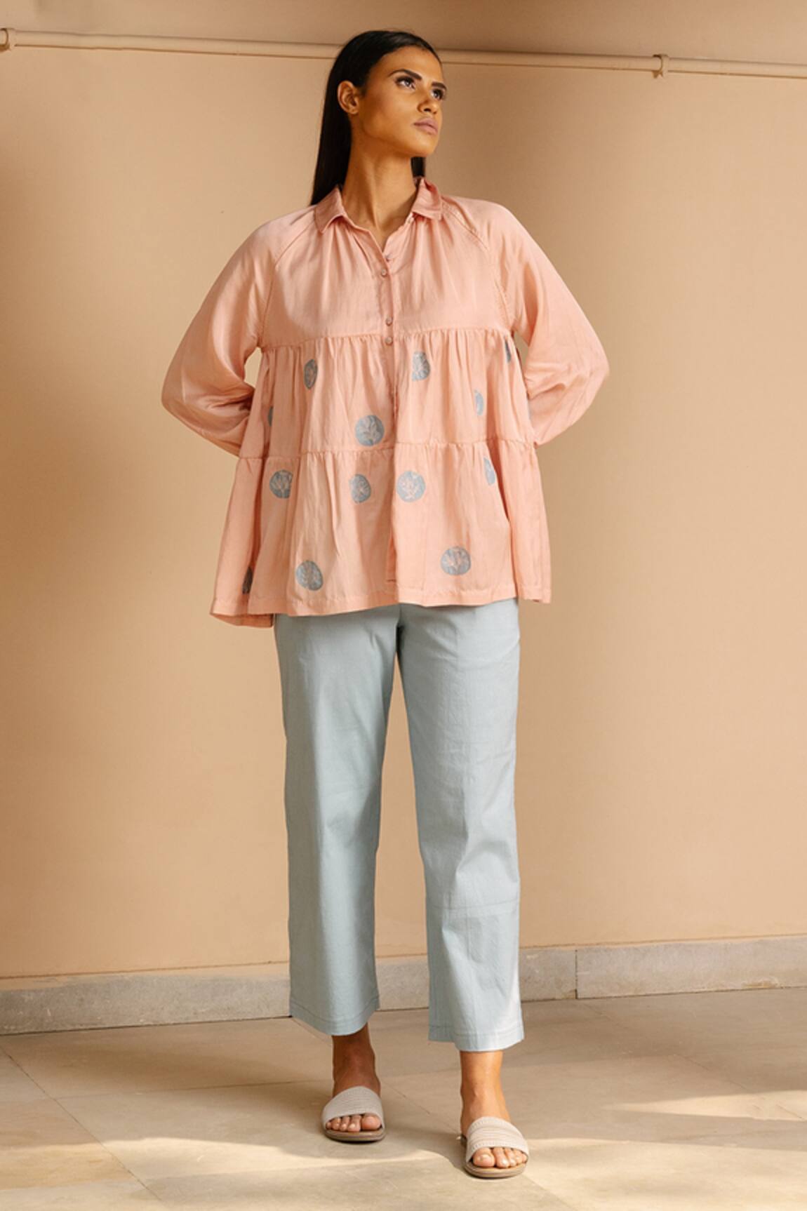 Ayaka Organic Cotton Patchwork Shirt 