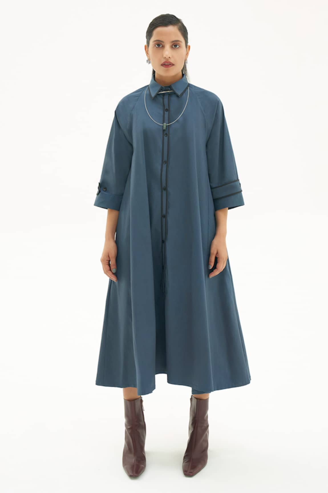 Corpora Studio Cotton Shirt Dress