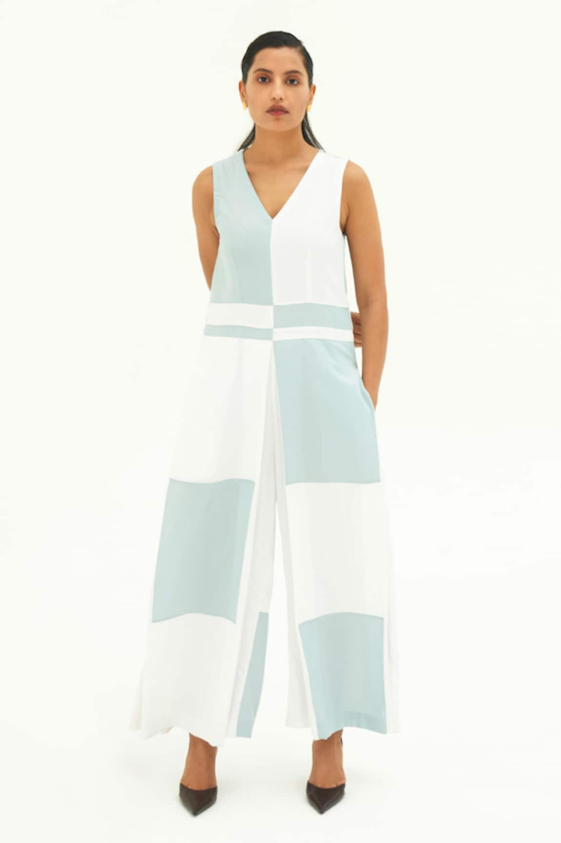 Corpora Studio Colorblock Jumpsuit