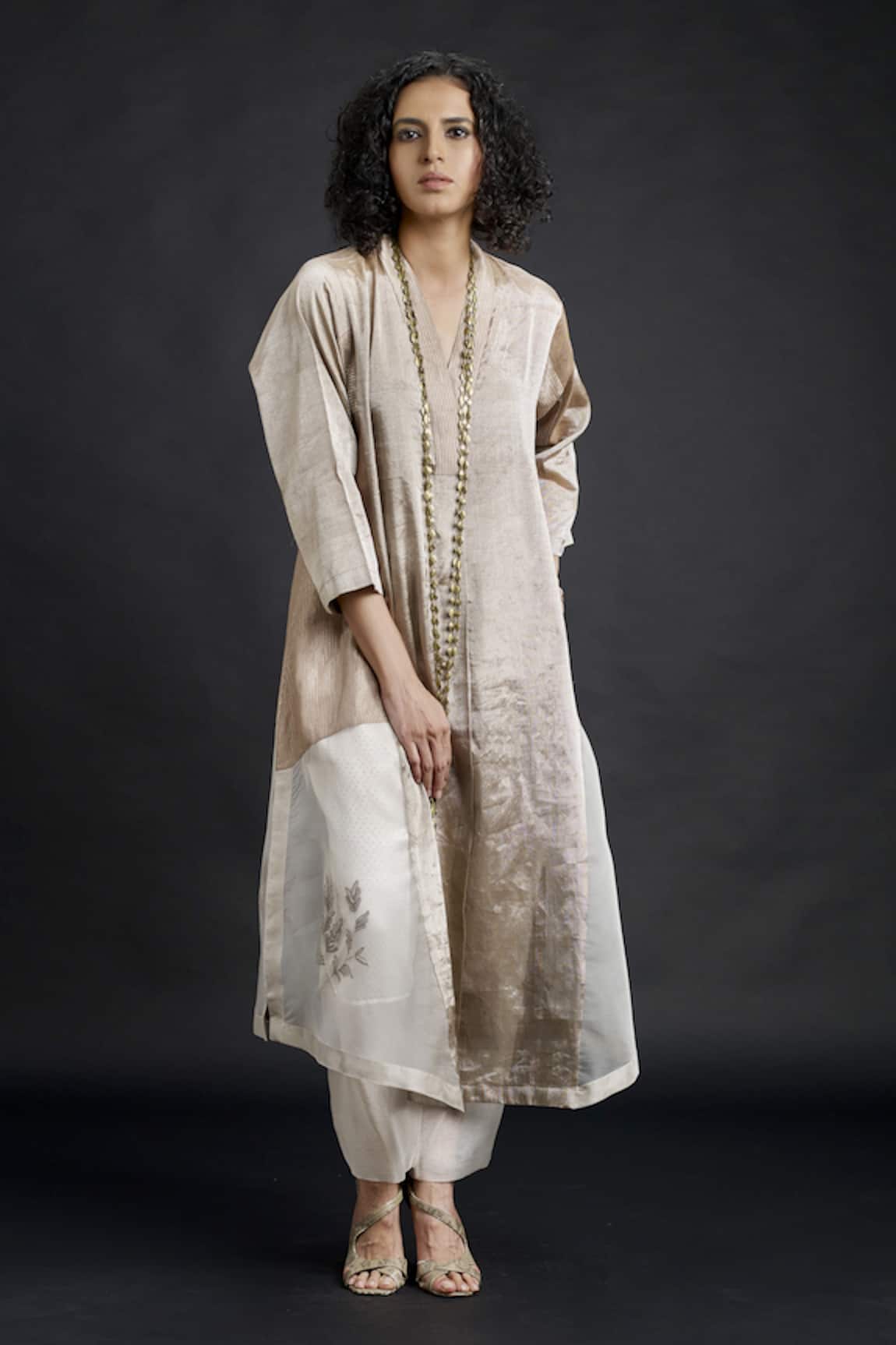 Bodhi Tree Embroidered Kurta & Pant Set