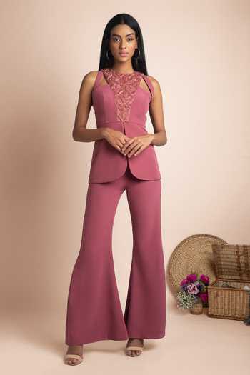 Mehak Murpana Embroidered Top & Pant Set 