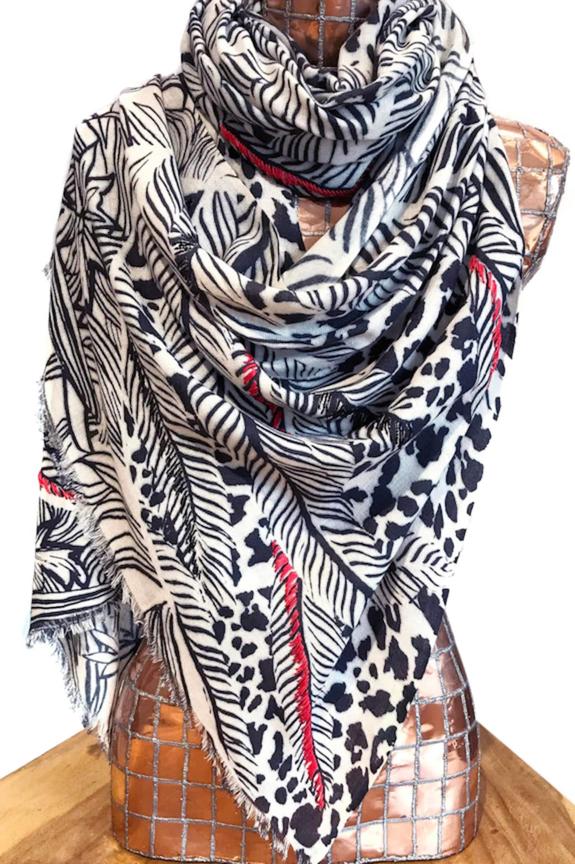 Pashma Cashmere Printed Scarf