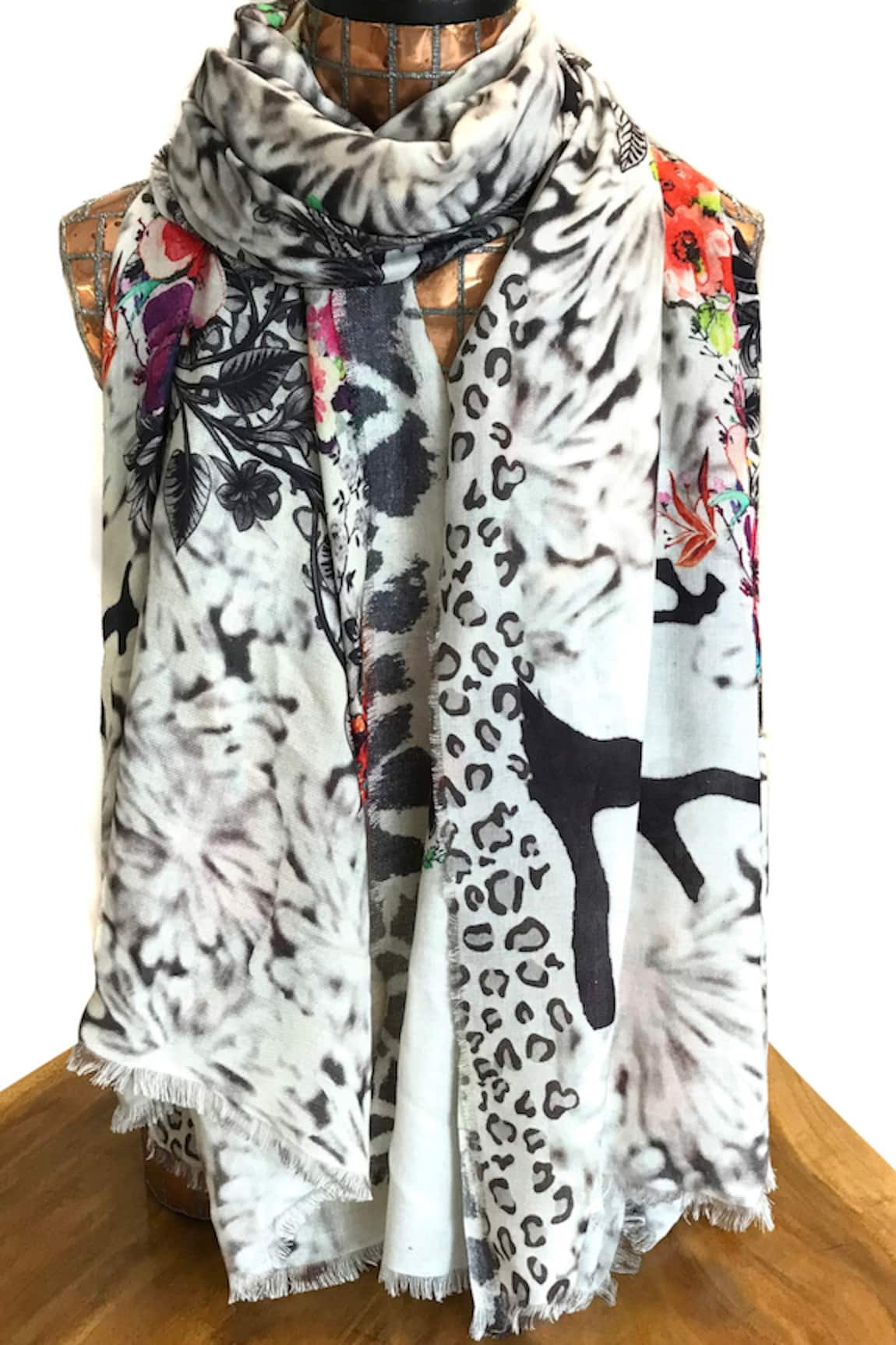 Pashma Cashmere Printed Scarf