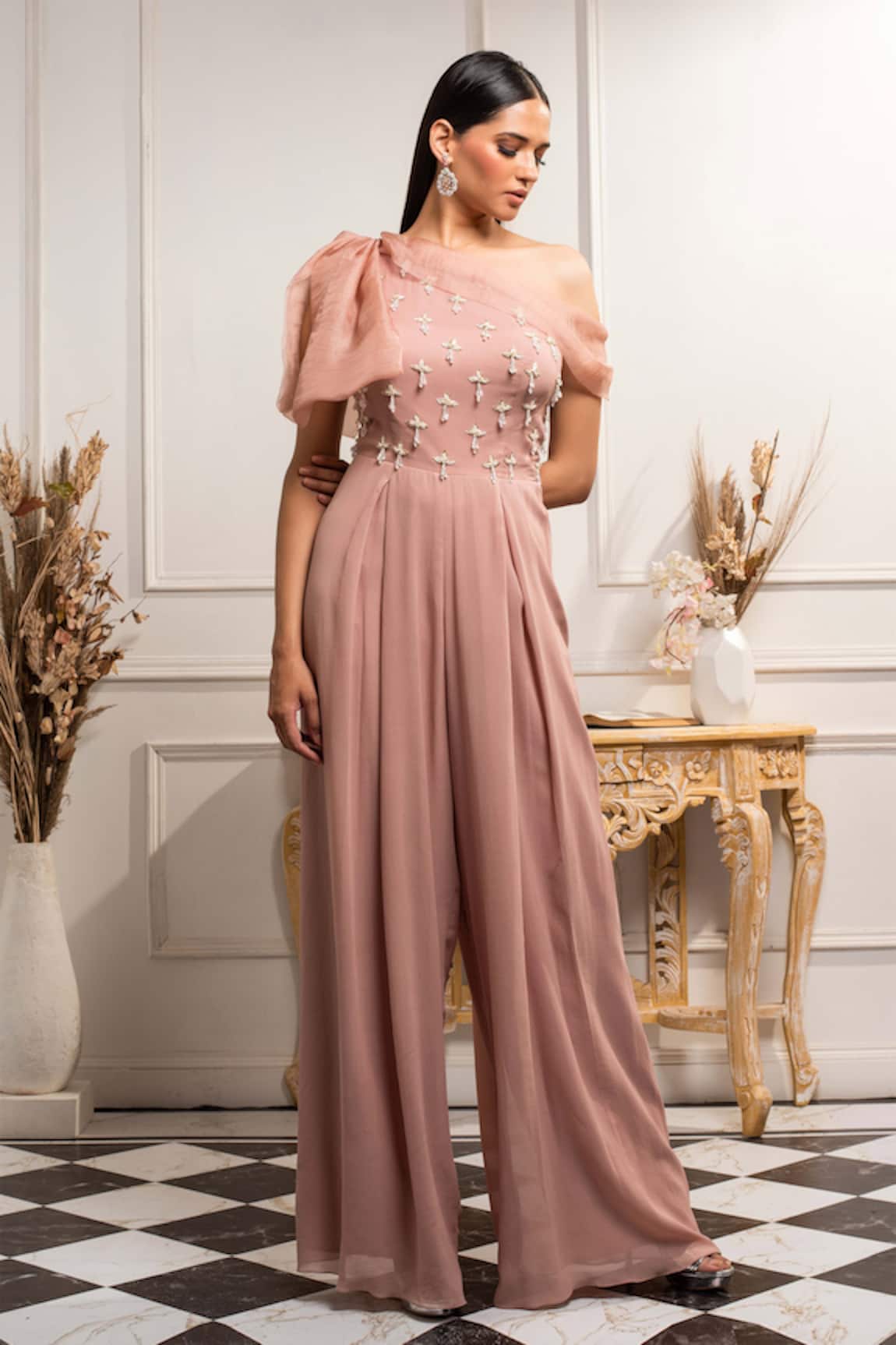 Seema Thukral Hand Embroidered Jumpsuit