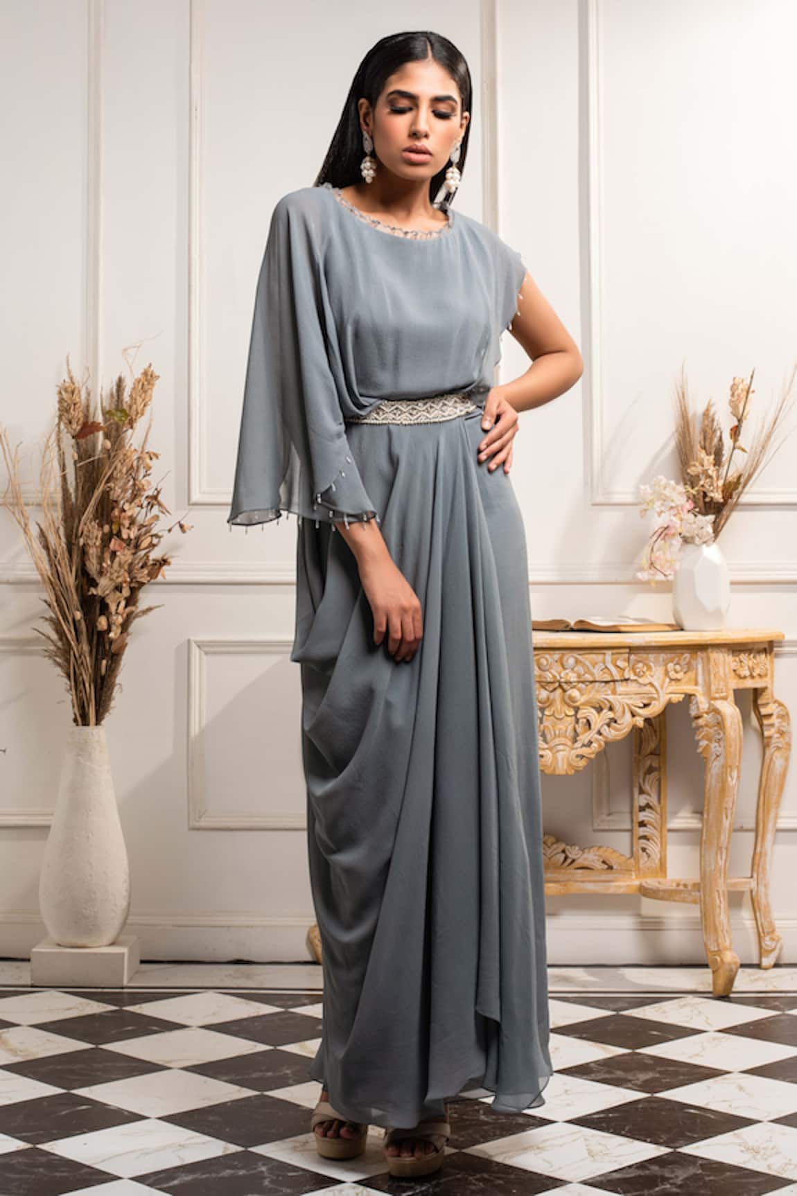 Seema Thukral Pure Georgette Jumpsuit