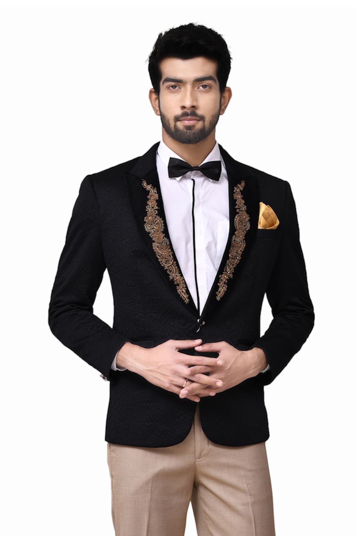 Arihant Rai Sinha Quilted Tuxedo & Pant Set