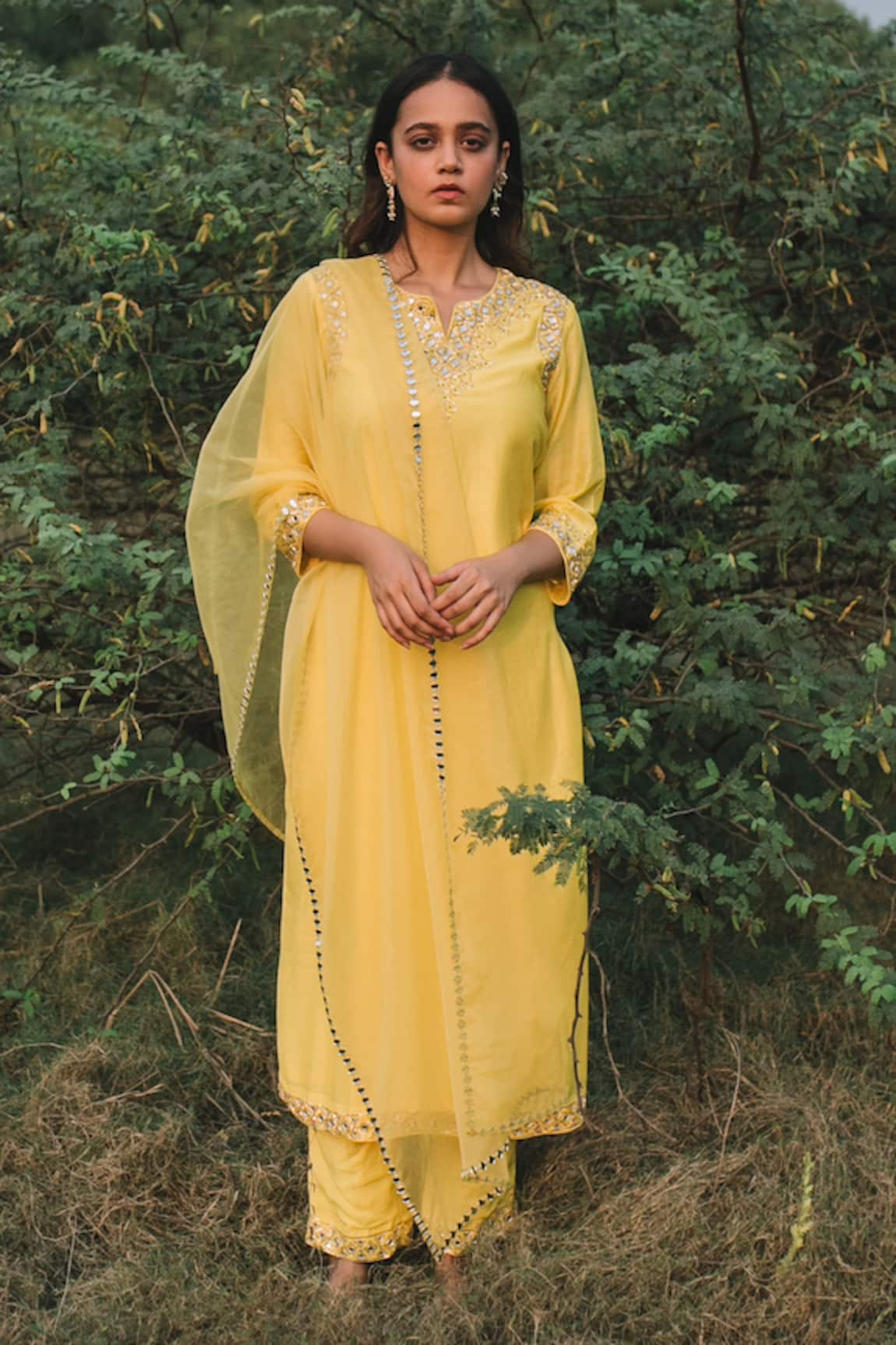 Asaga Chanderi Silk Kurta Set