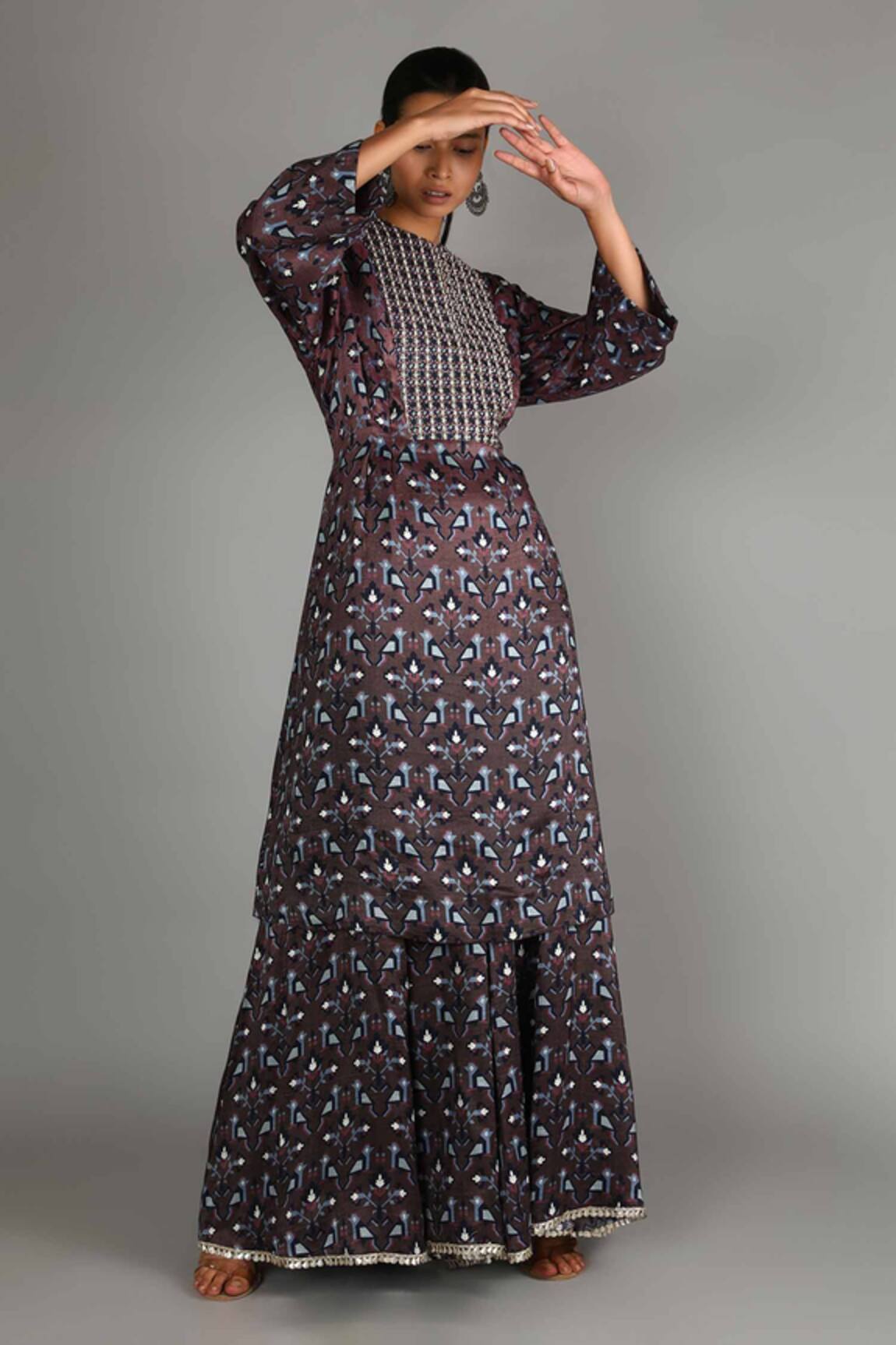 SVA by Sonam & Paras Modi Printed Kurta & Palazzo Set