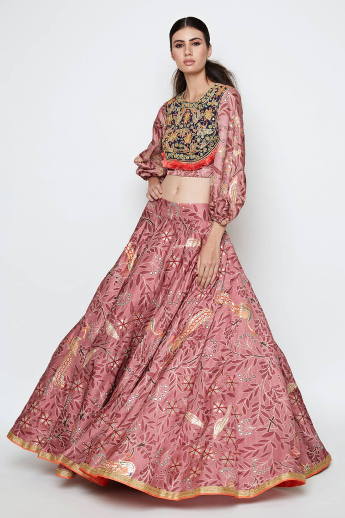 Swati Vijaivargie Printed Lehenga Set 