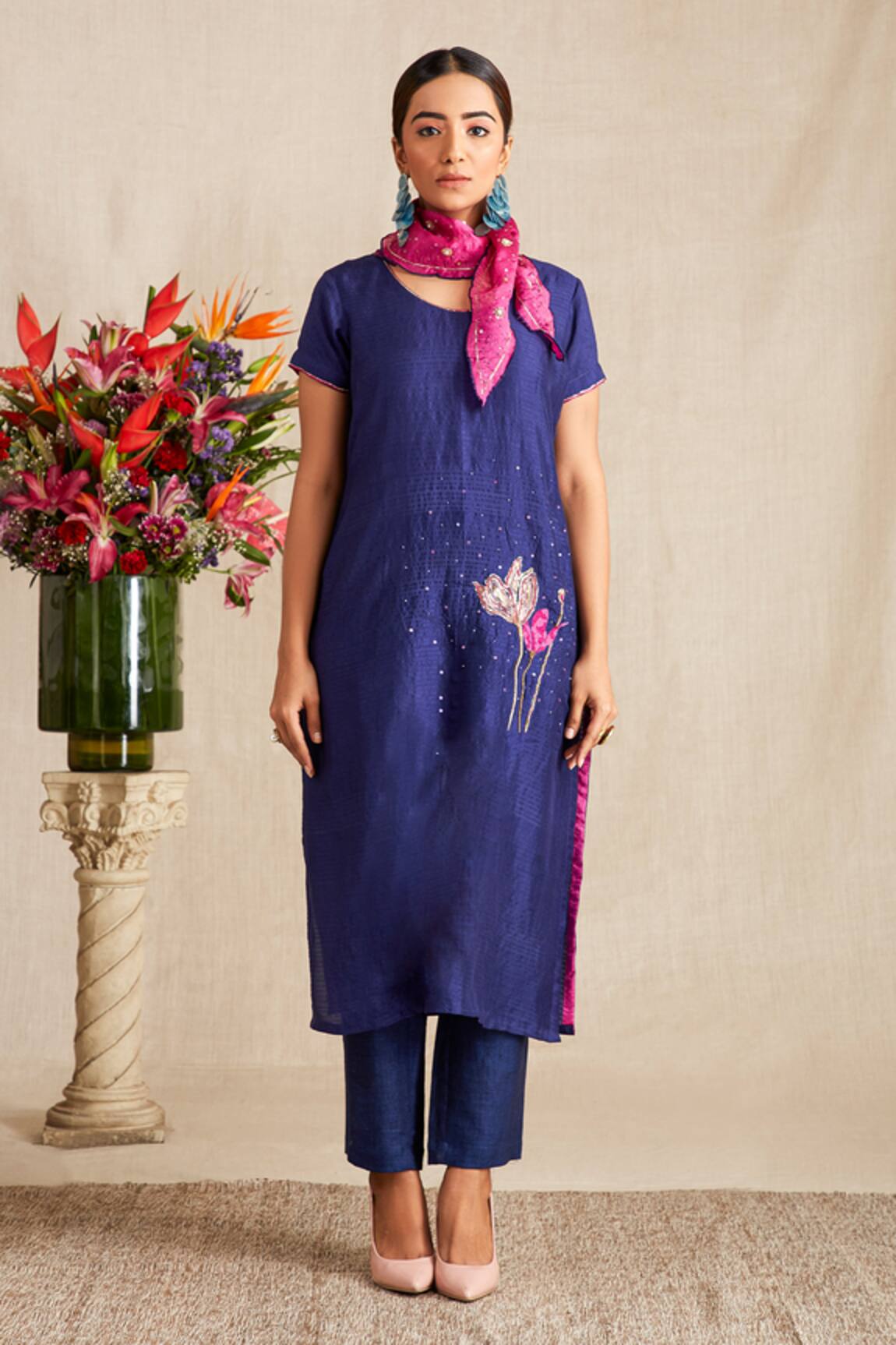 Bhusattva Organic Silk Kurta & Pant Set