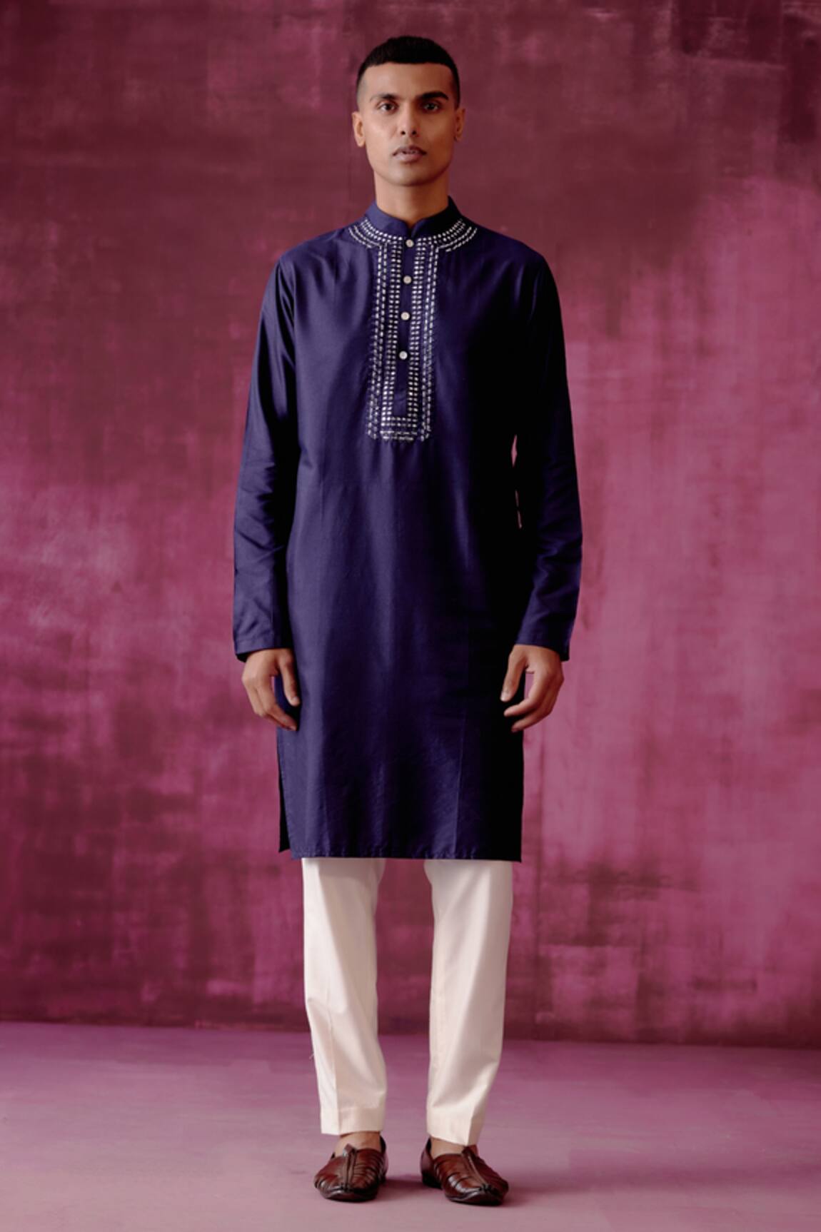 Pouli Pret Cotton Silk Kurta 