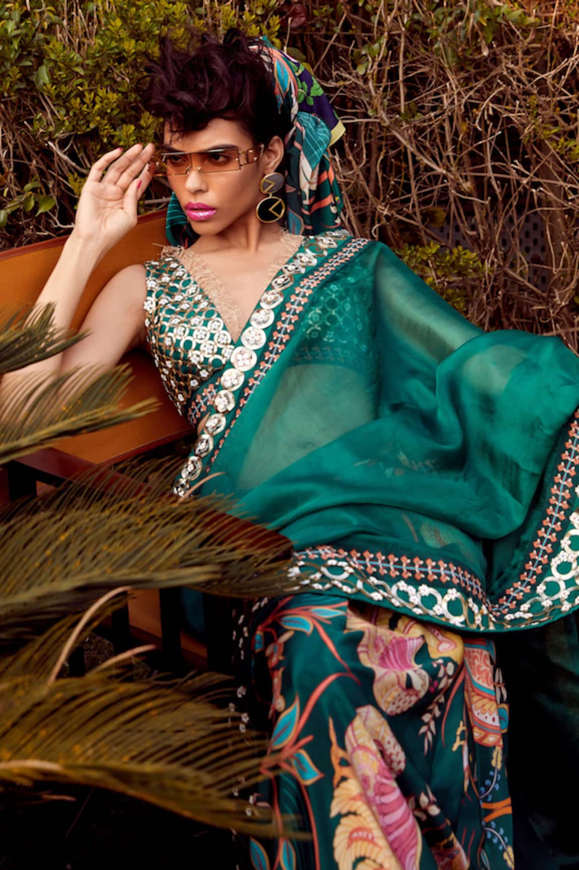 Limerick By Abirr N' Nanki Embroidered Blouse 