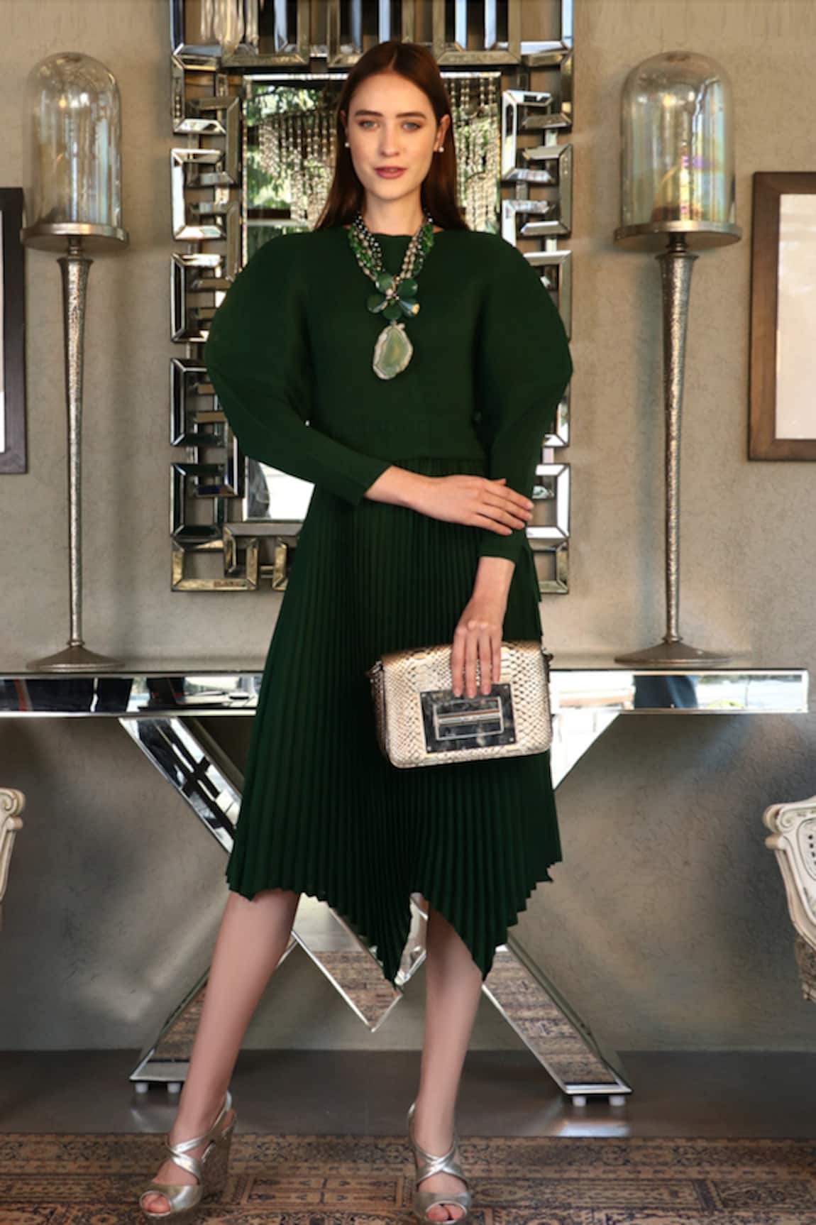 Tasuvure Fanny Flared Cinched Dress 