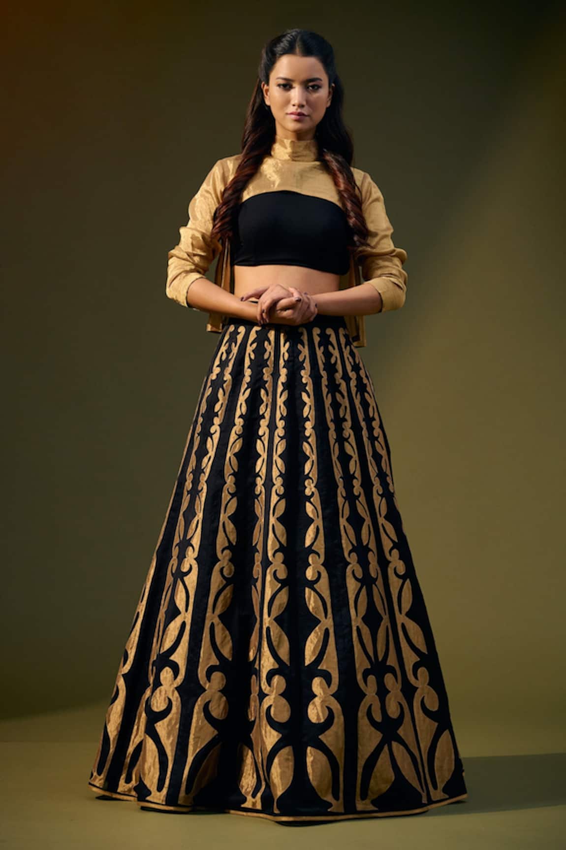 Taika By Poonam Bhagat Tissue Shrug