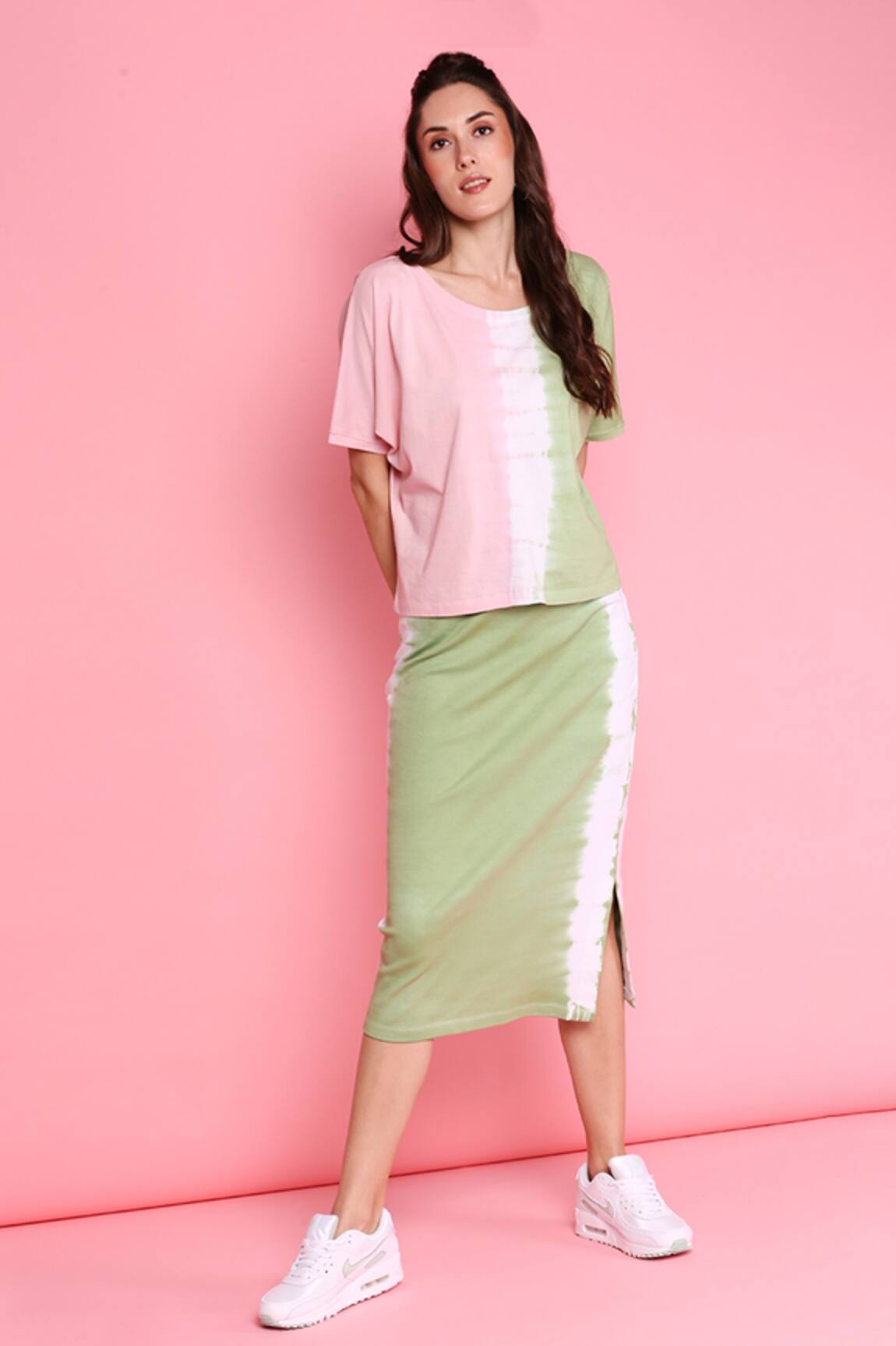 Tuna London - {Tuna Active} Cotton Printed T-Shirt & Skirt Set