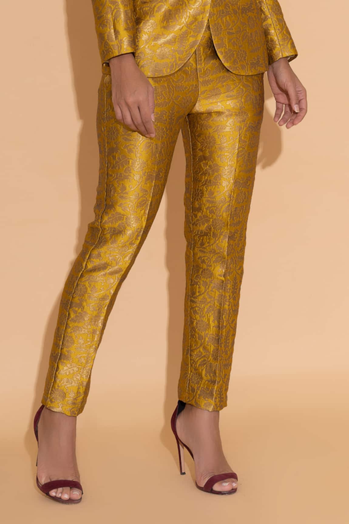 Buy Banarasi Brocade Pants and Matching Raw Silk Kurta Made to Online in  India  Etsy