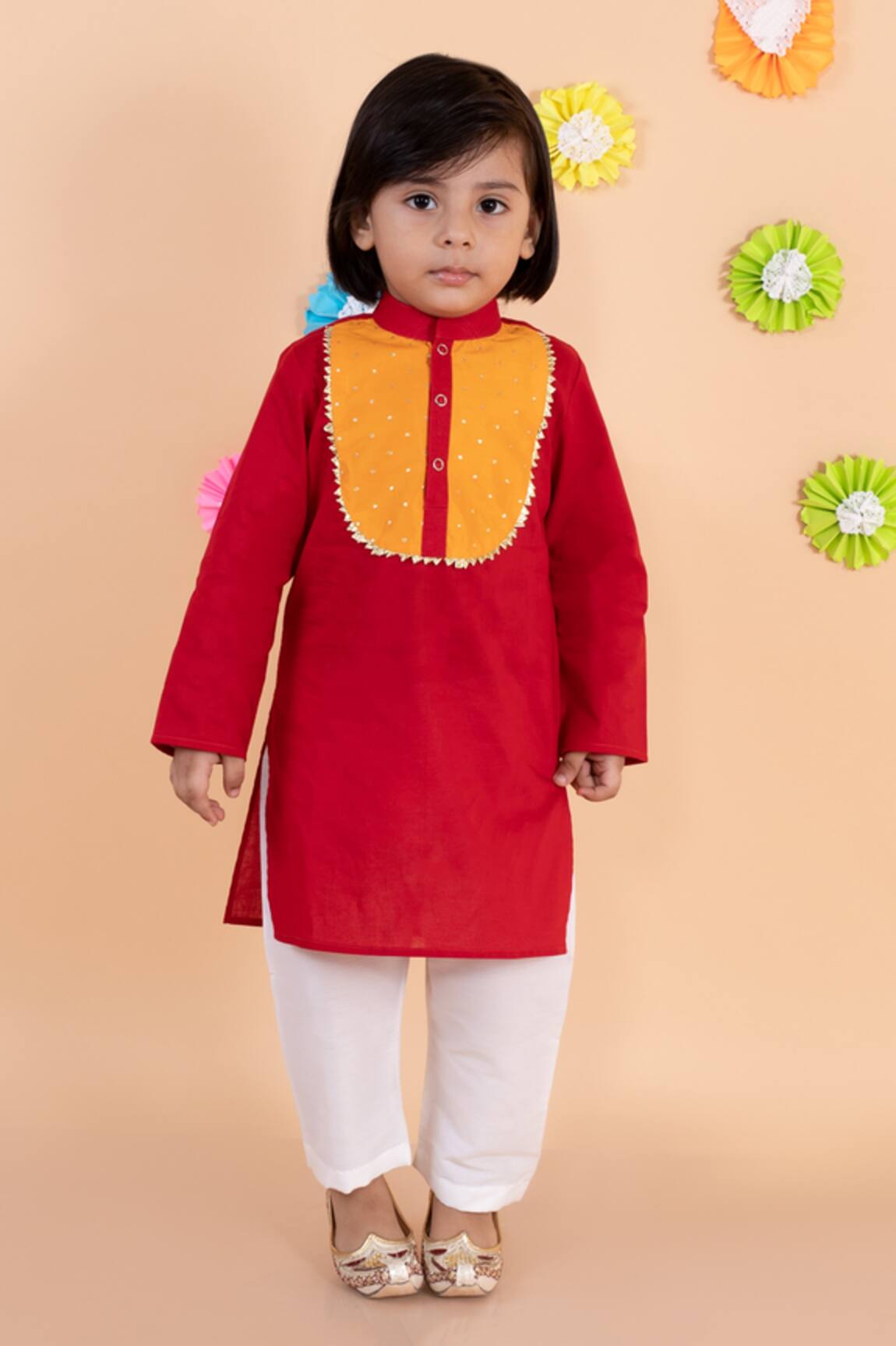 Tiny Pants Cotton Kurta & Pyjama Set