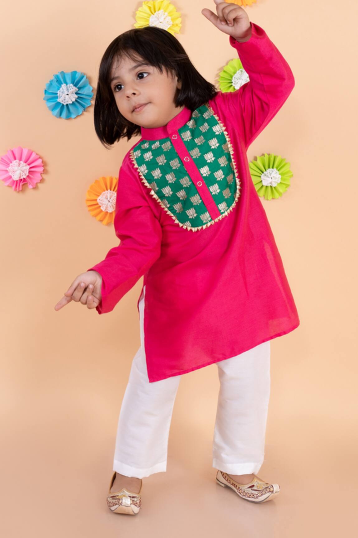 Tiny Pants Cotton Kurta & Pyjama Set