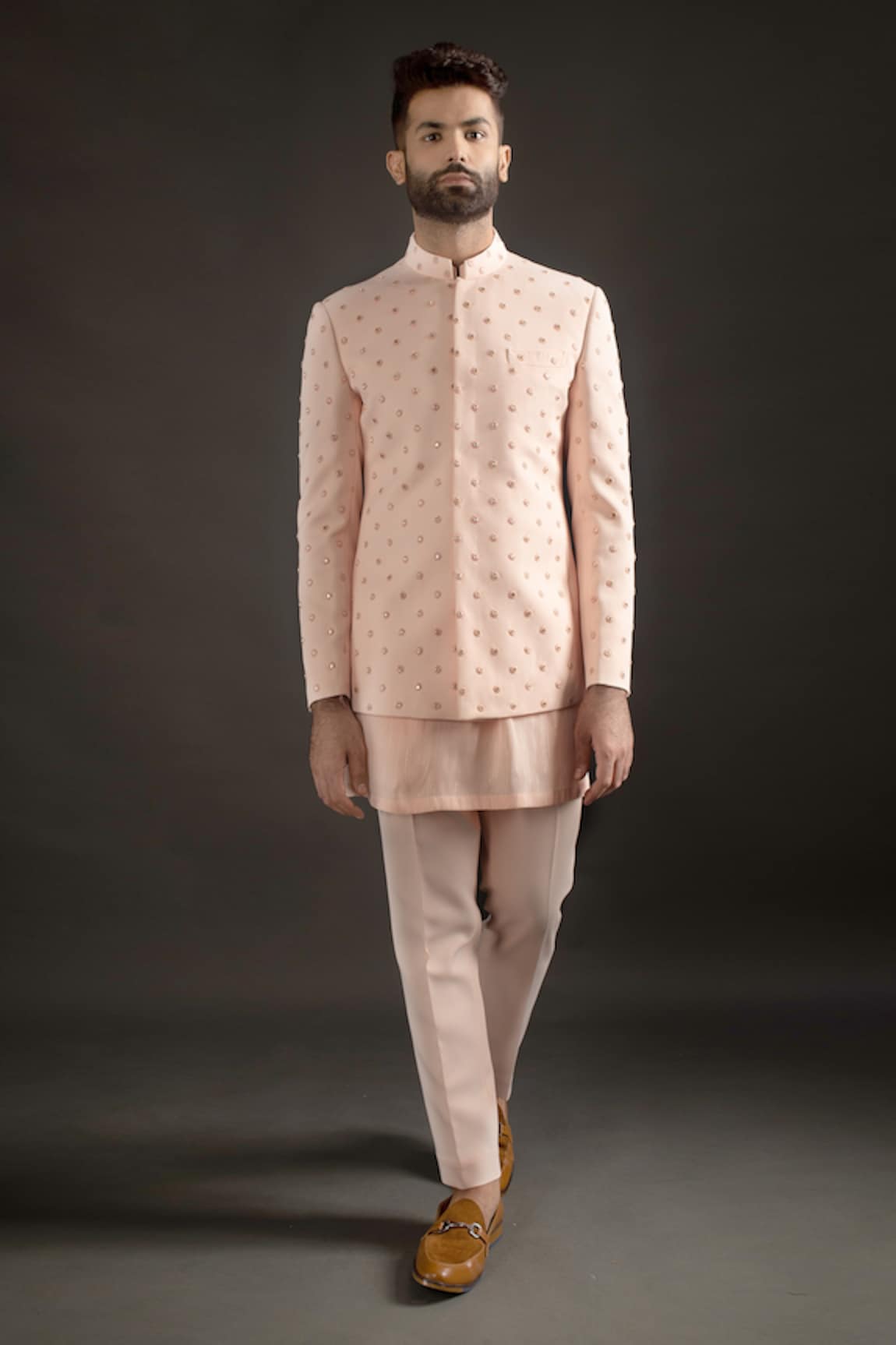 Prima Czar Embroidered Bandhgala & Kurta Set