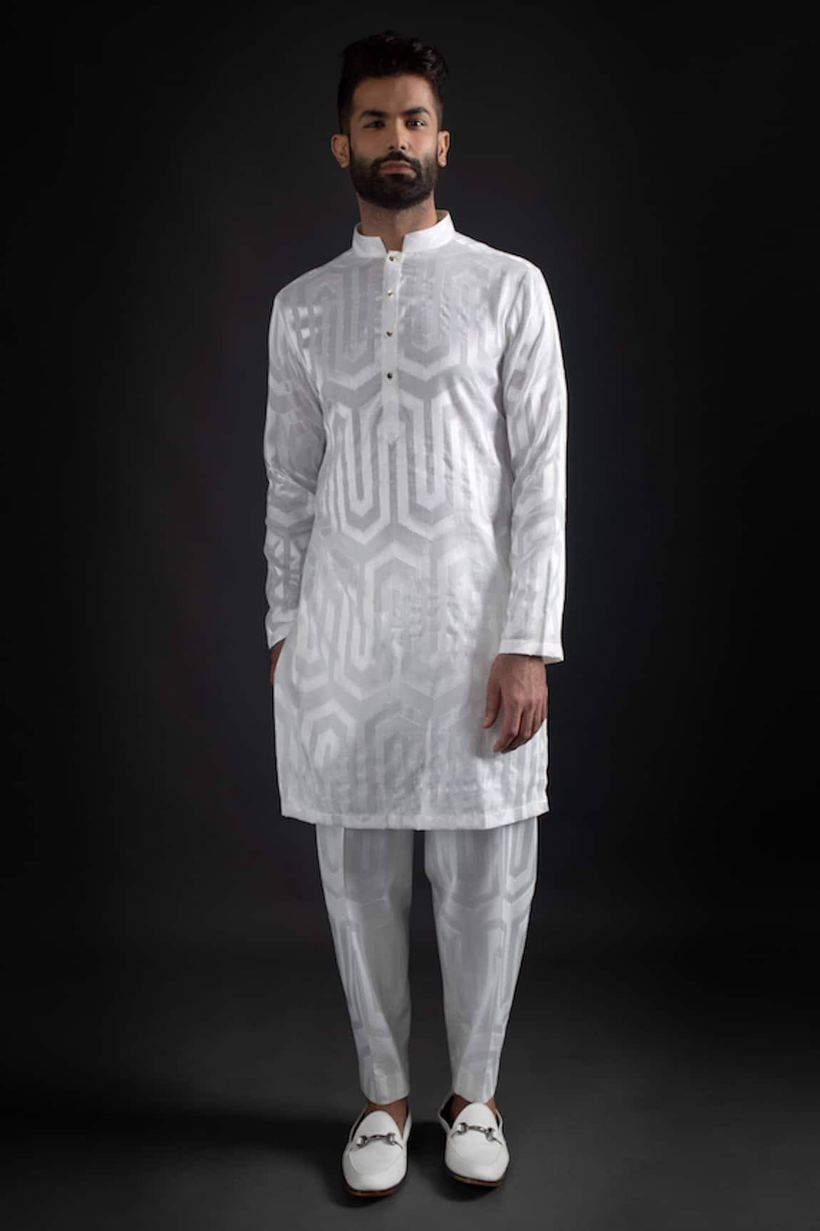 Prima Czar Jacquard Kurta Set