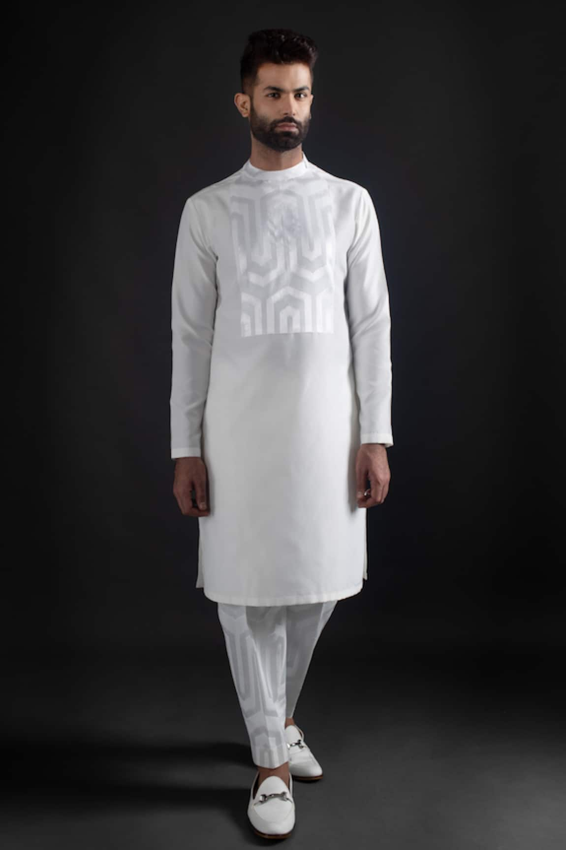 Prima Czar Linen Satin Kurta Set