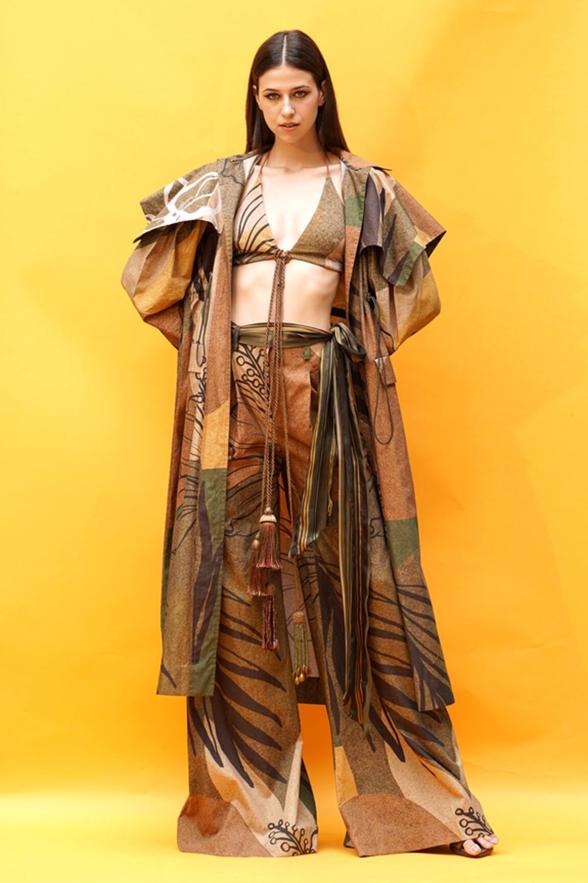 Nikita Mhaisalkar Tropical Pattern Cape Trench 