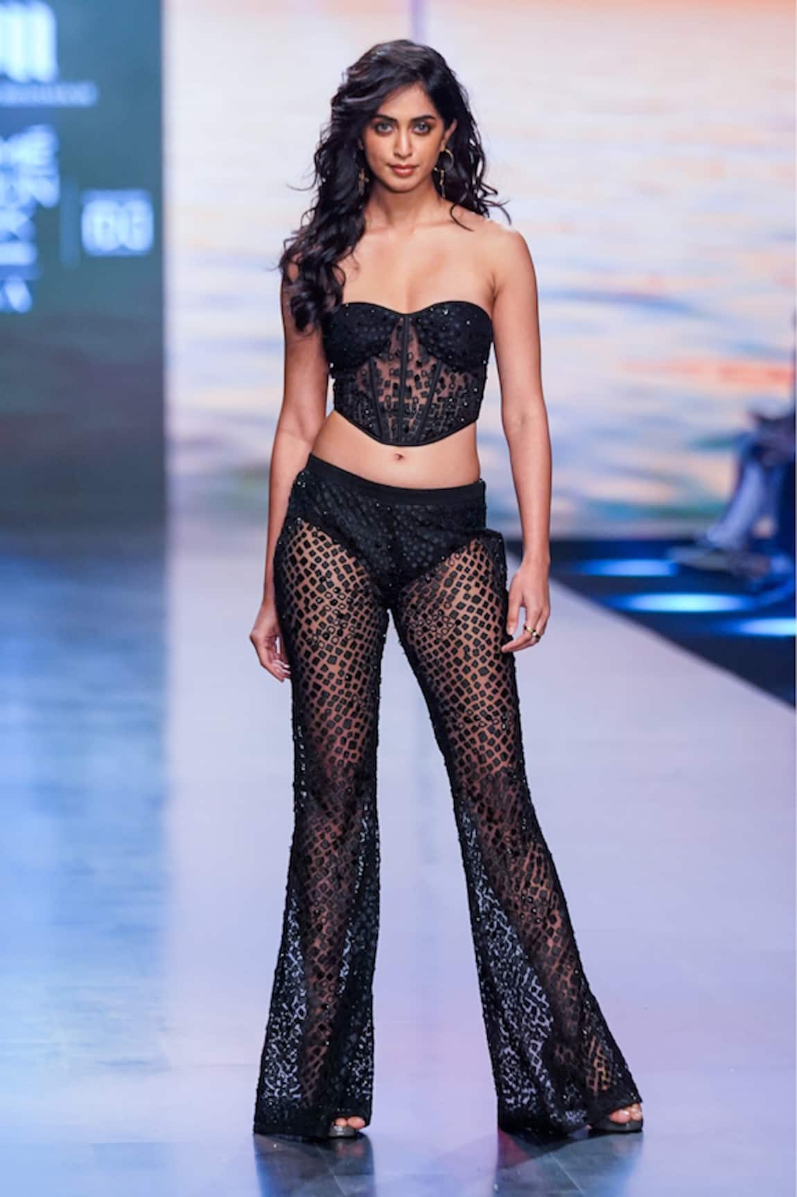 Nikita Mhaisalkar Applique Work Flared Pants 