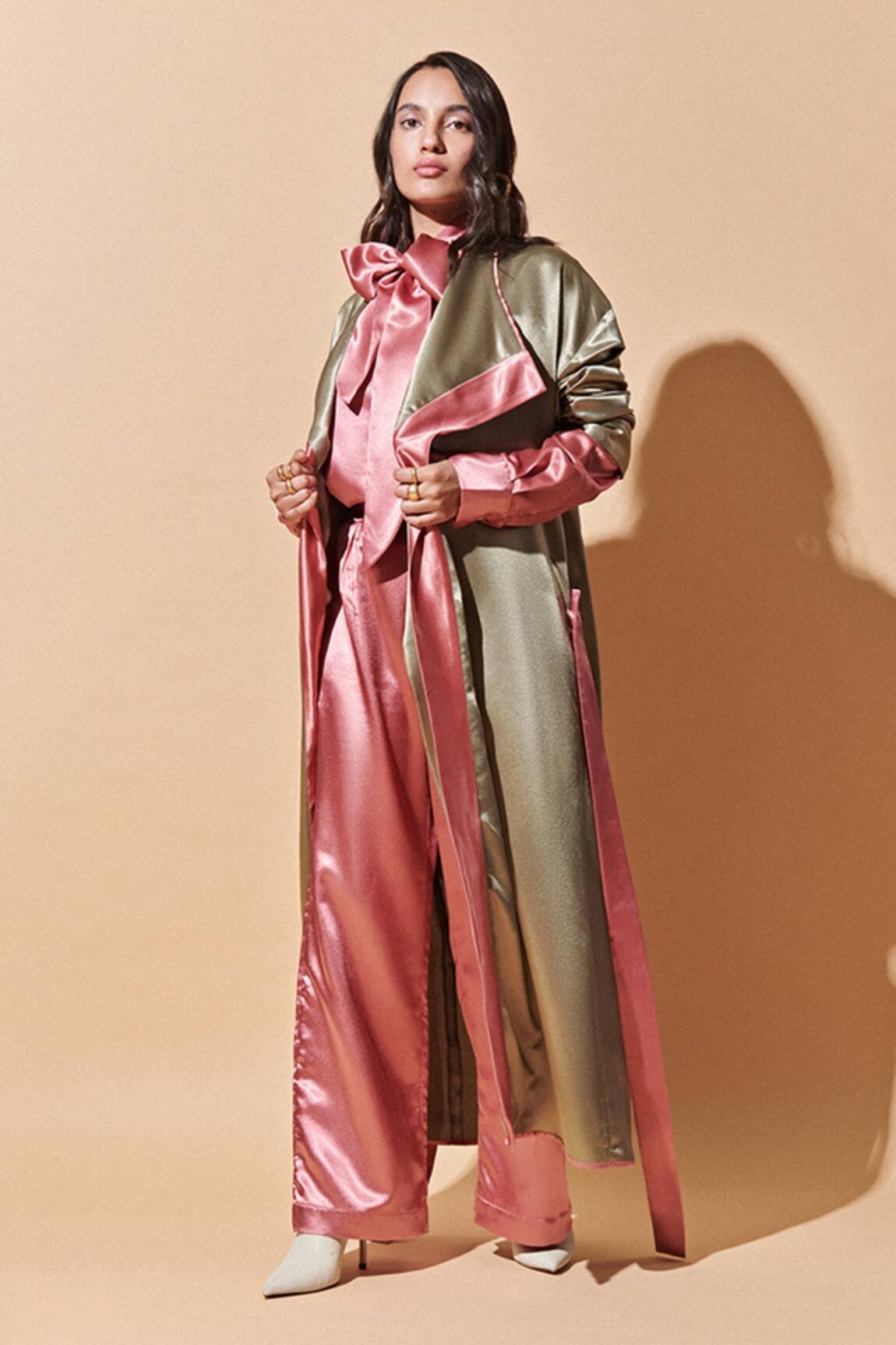 Therealb Color Block Oversized Kimono