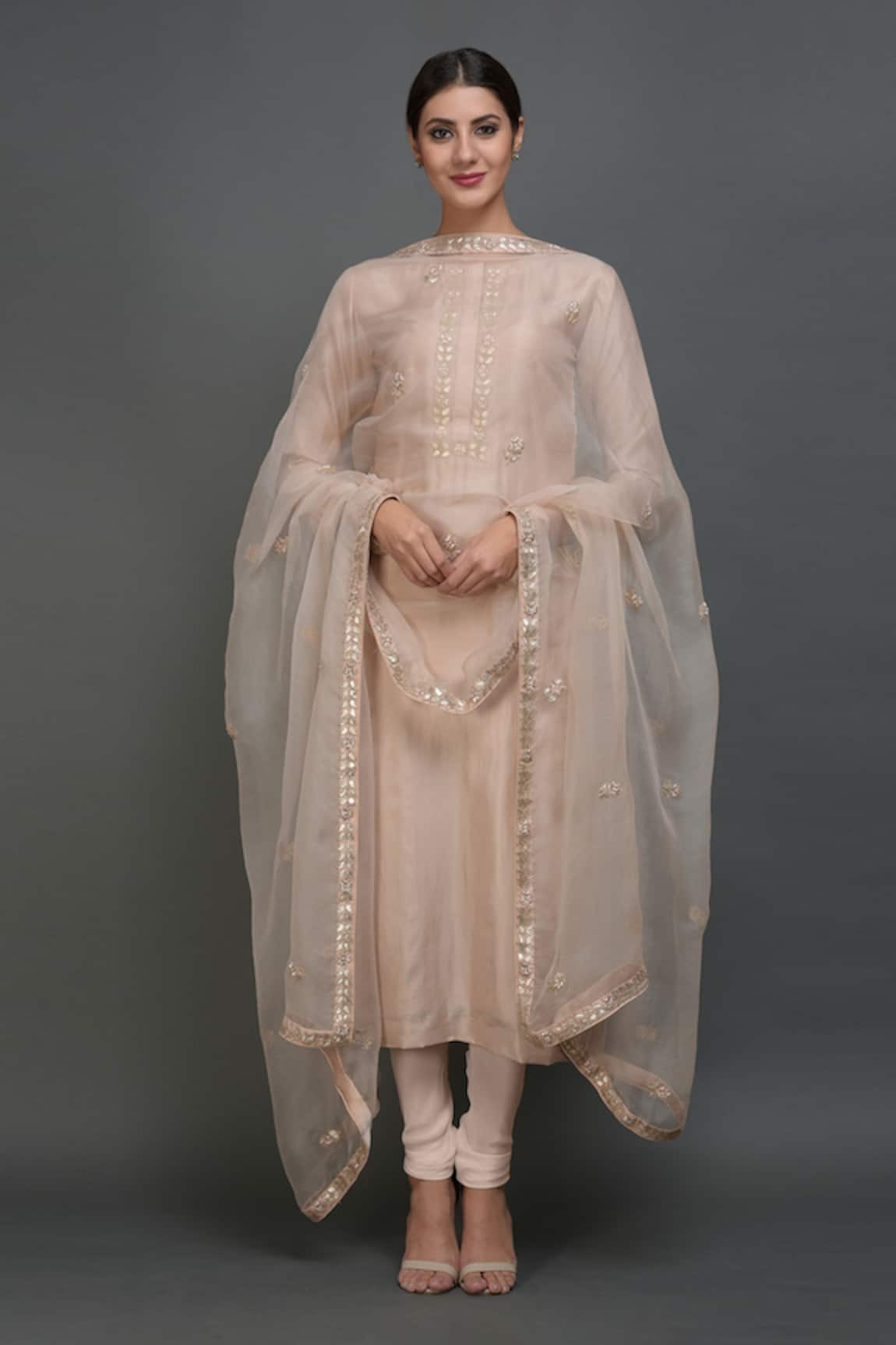 Talking Threads Gota Embroidered Kurta Set