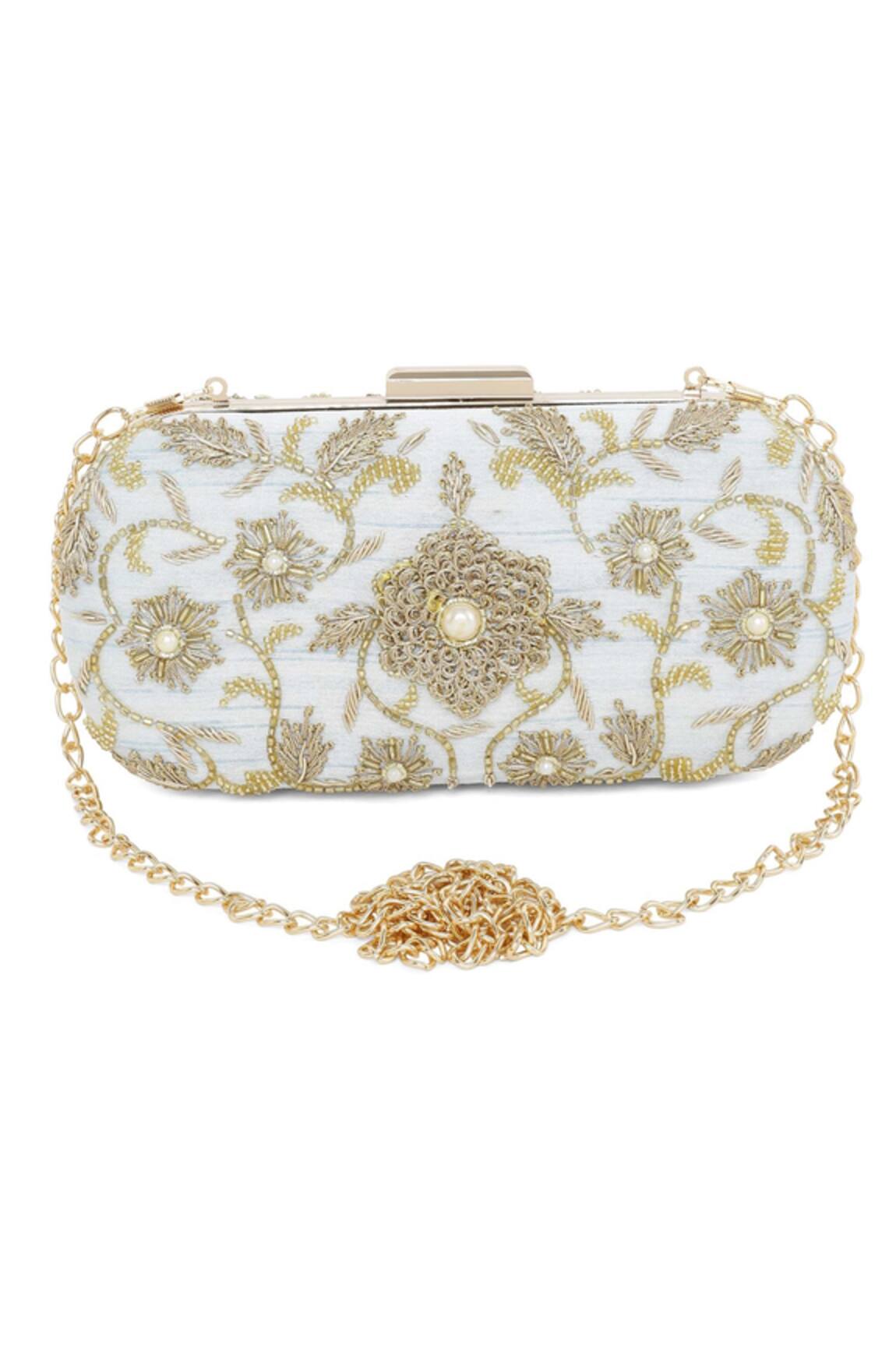 The Purple Sack Symmetric Clutch With Sling