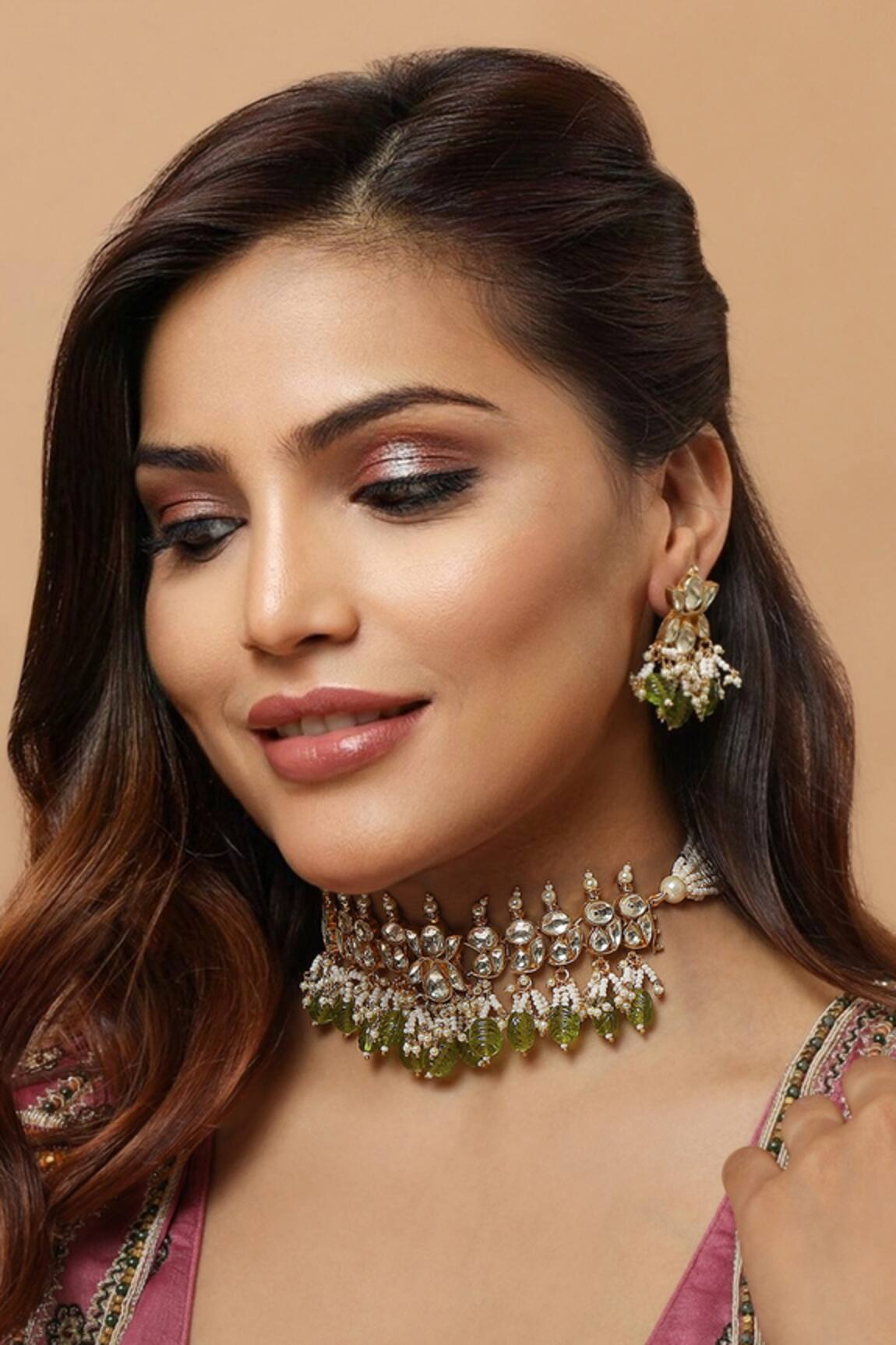 Tizora Kundan Choker Set