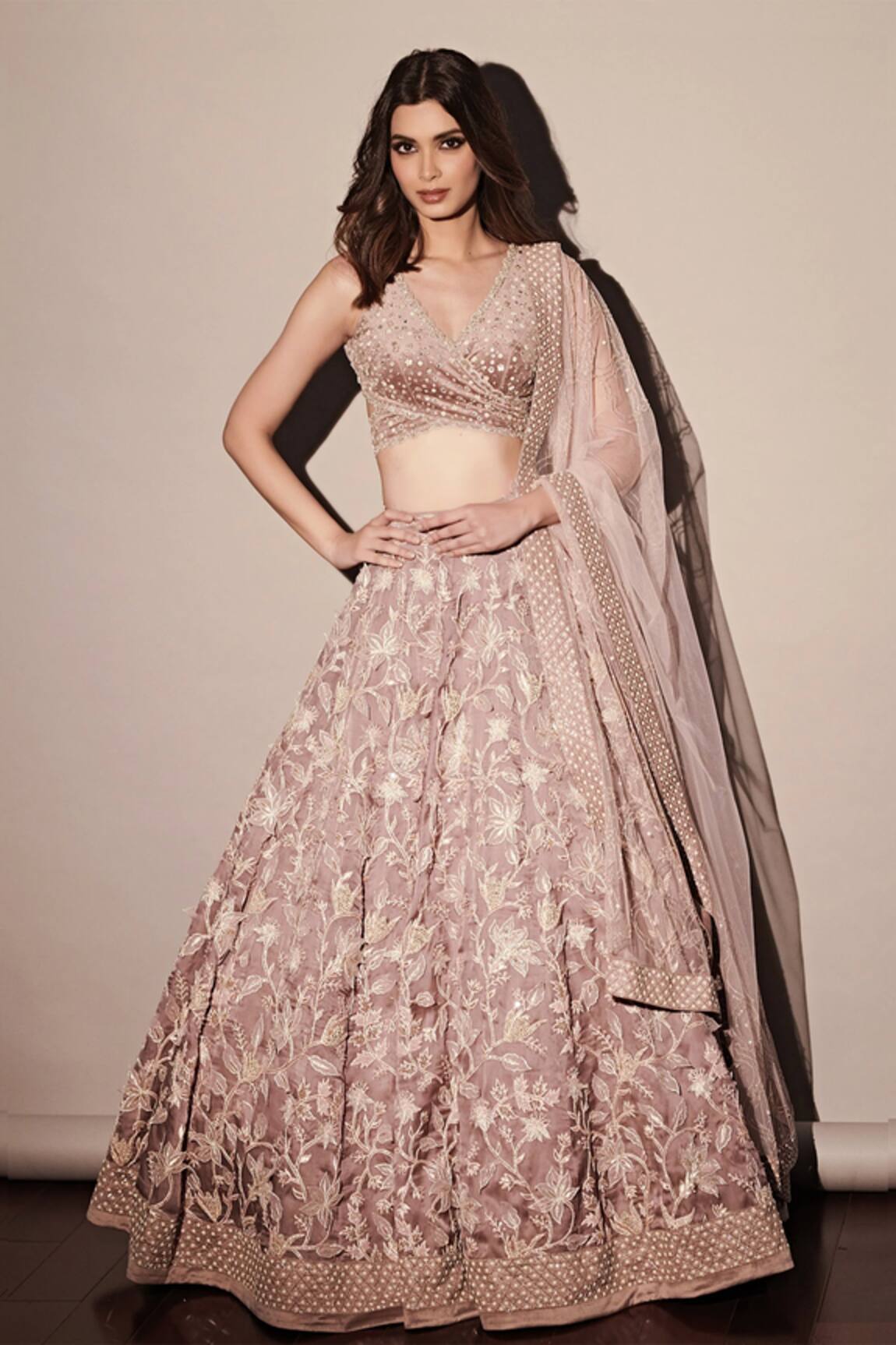 Mishru Embroidered lehenga set