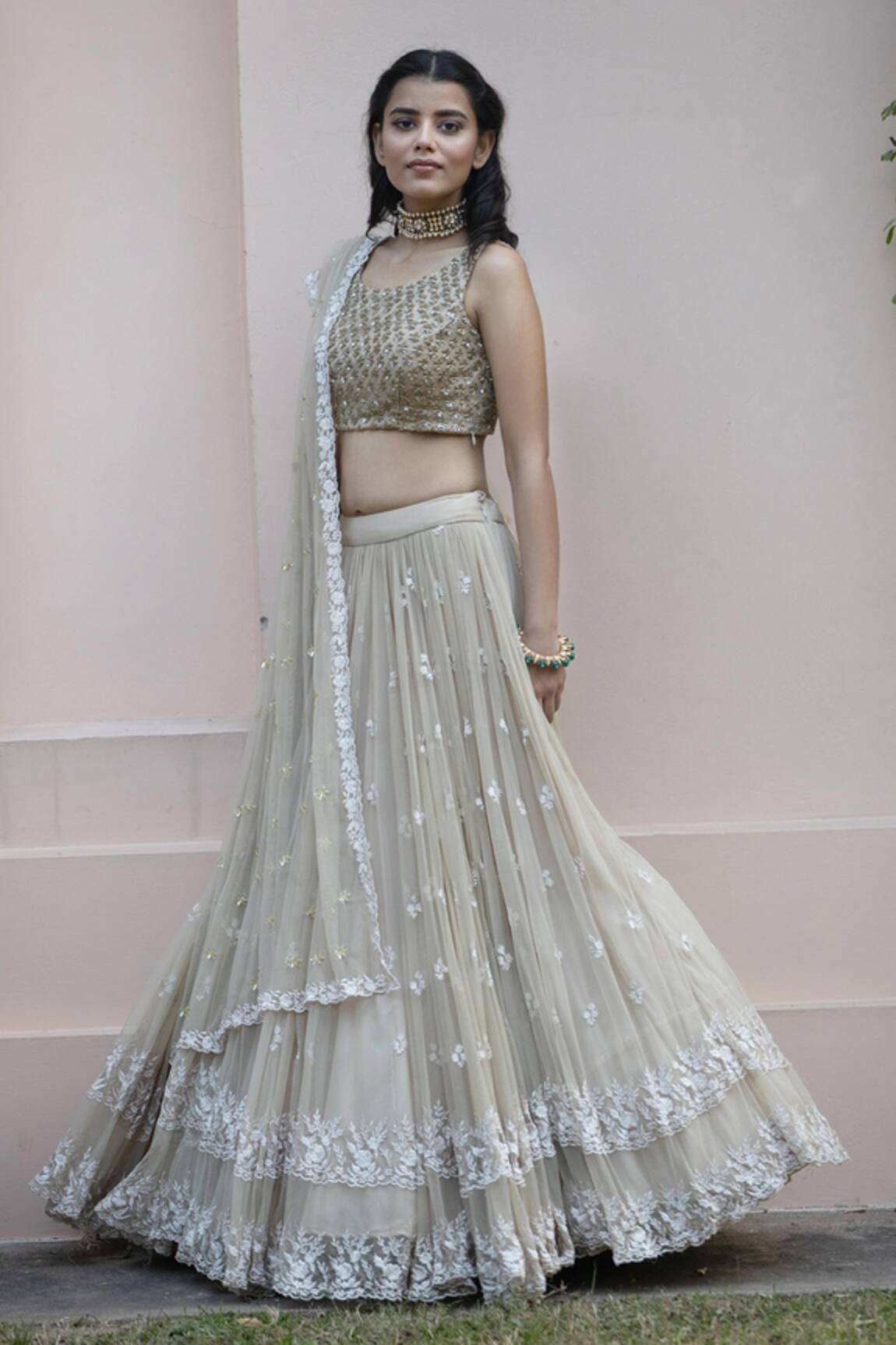 Astha Narang Embroidered Lehenga Set