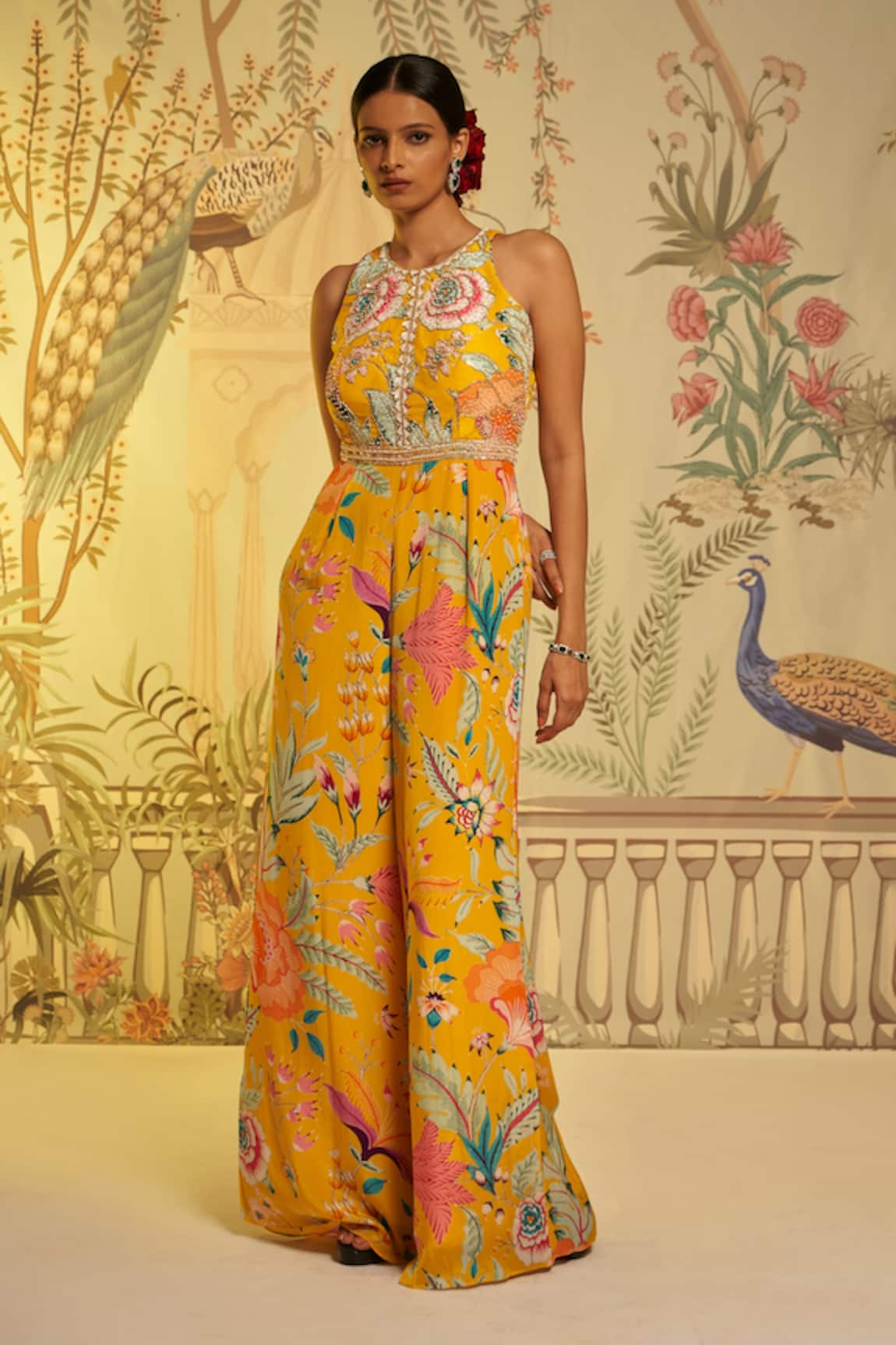 Aayushi Maniar Floral Print Jumpsuit