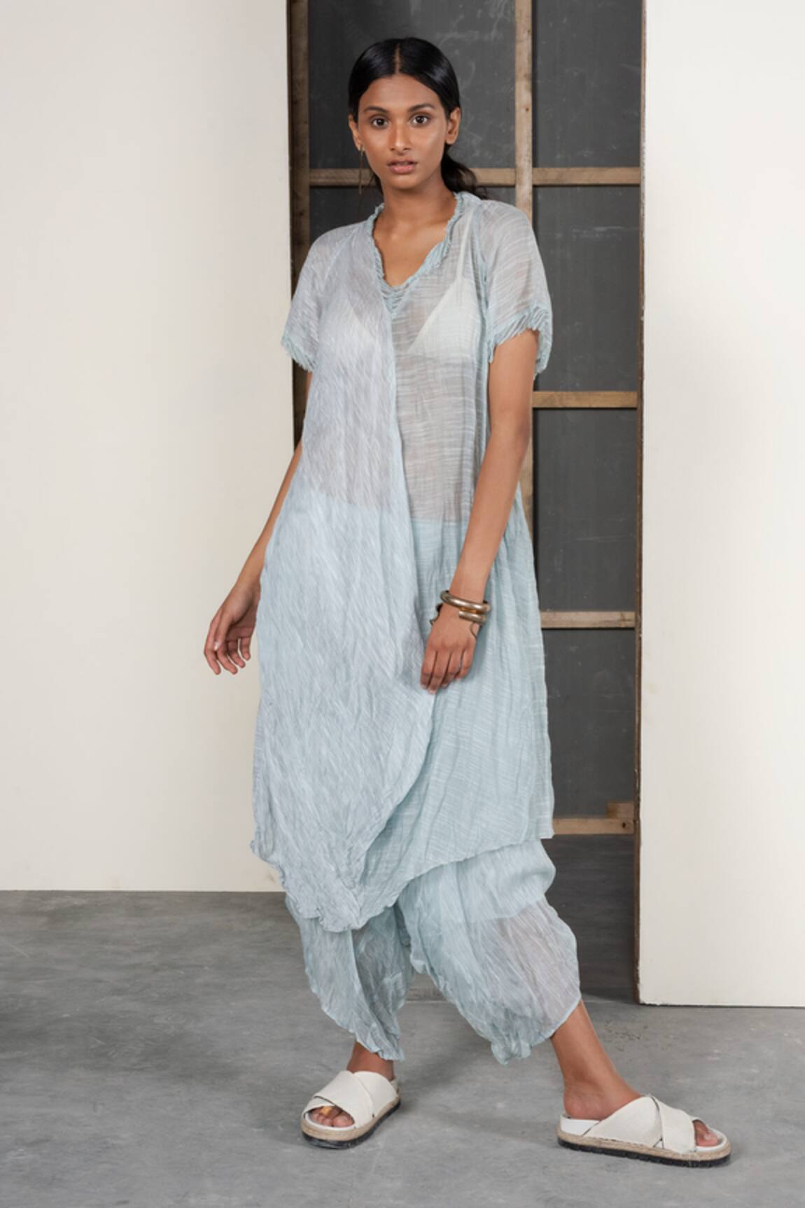 Urvashi Kaur Chanderi Silk Pant 
