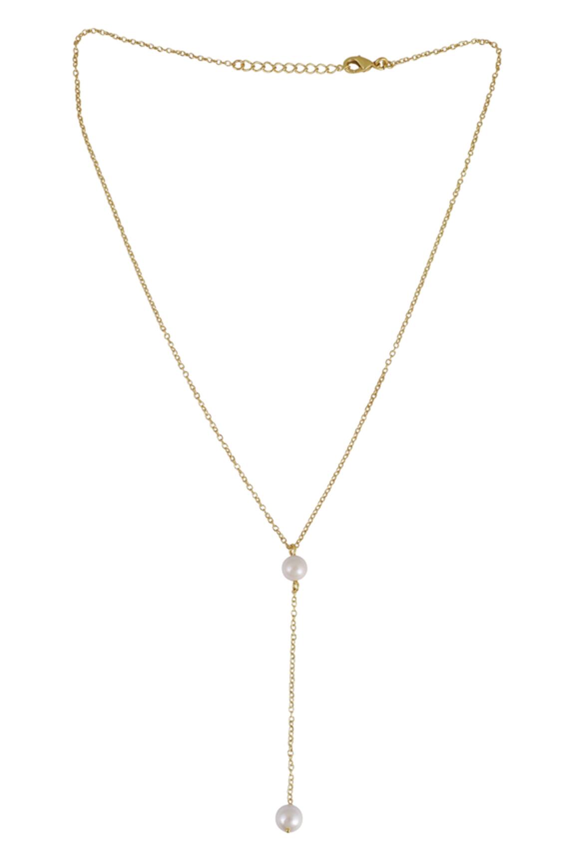 Varnika Arora Clara Pearl String Necklace 