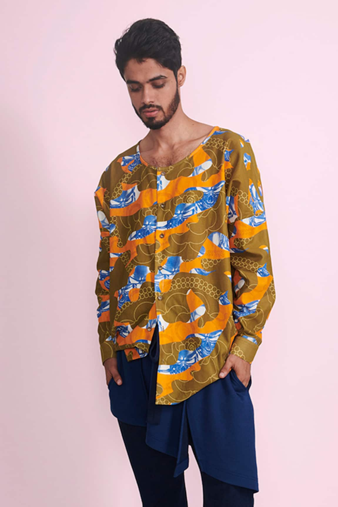 Vikram Bajaj Printed Full Sleeve Shirt