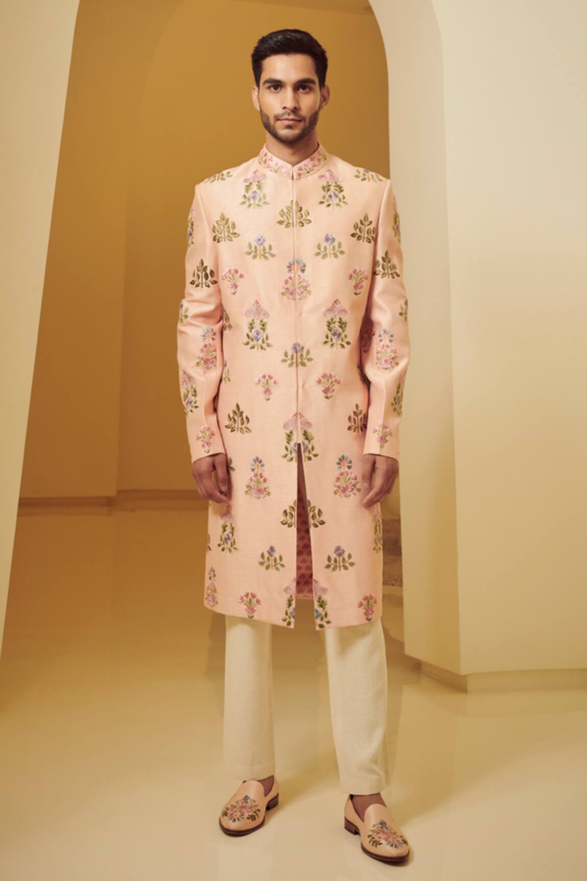 Varun Bahl Embroidered Sherwani & Kurta Set