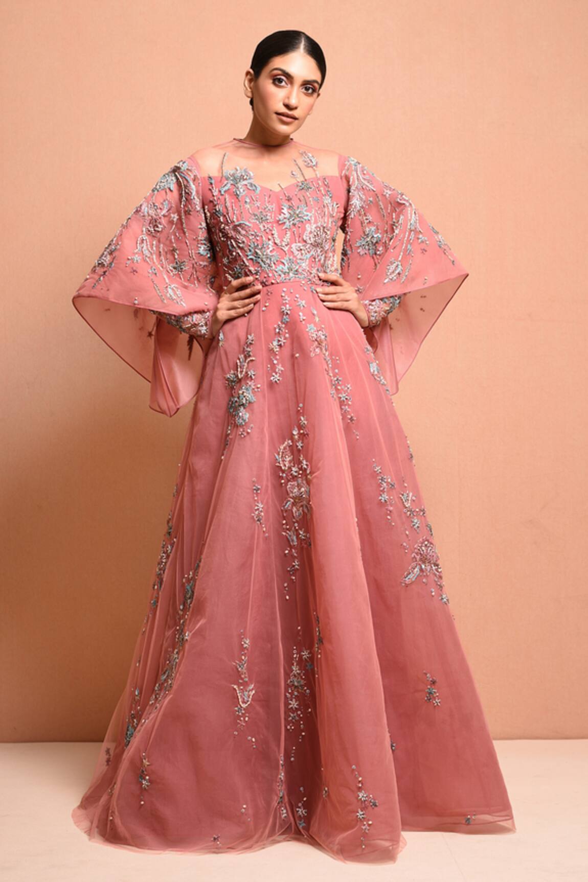 Vivek Patel Embellished Gown