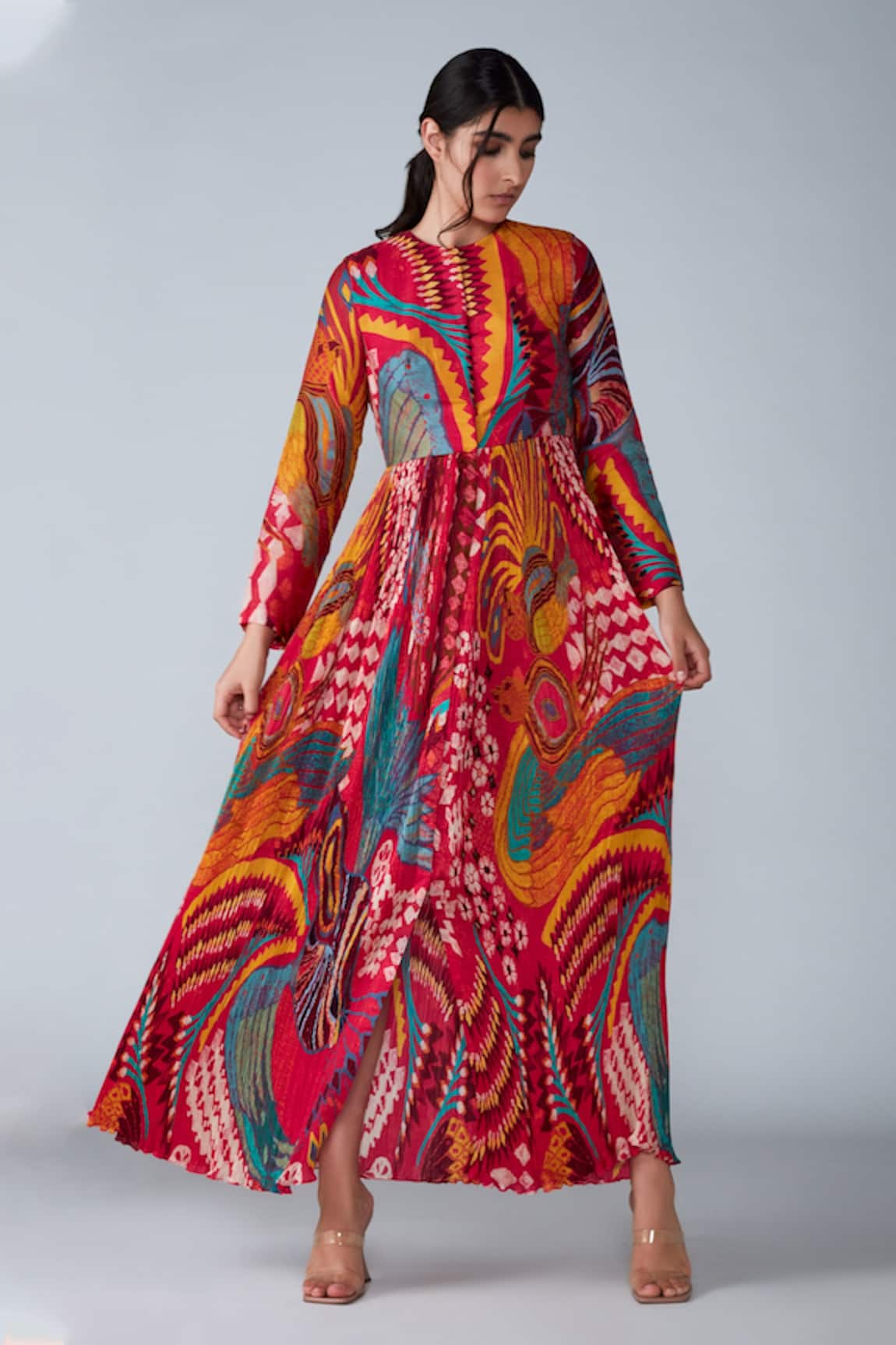 Saaksha & Kinni Cotton Silk Maxi Dress