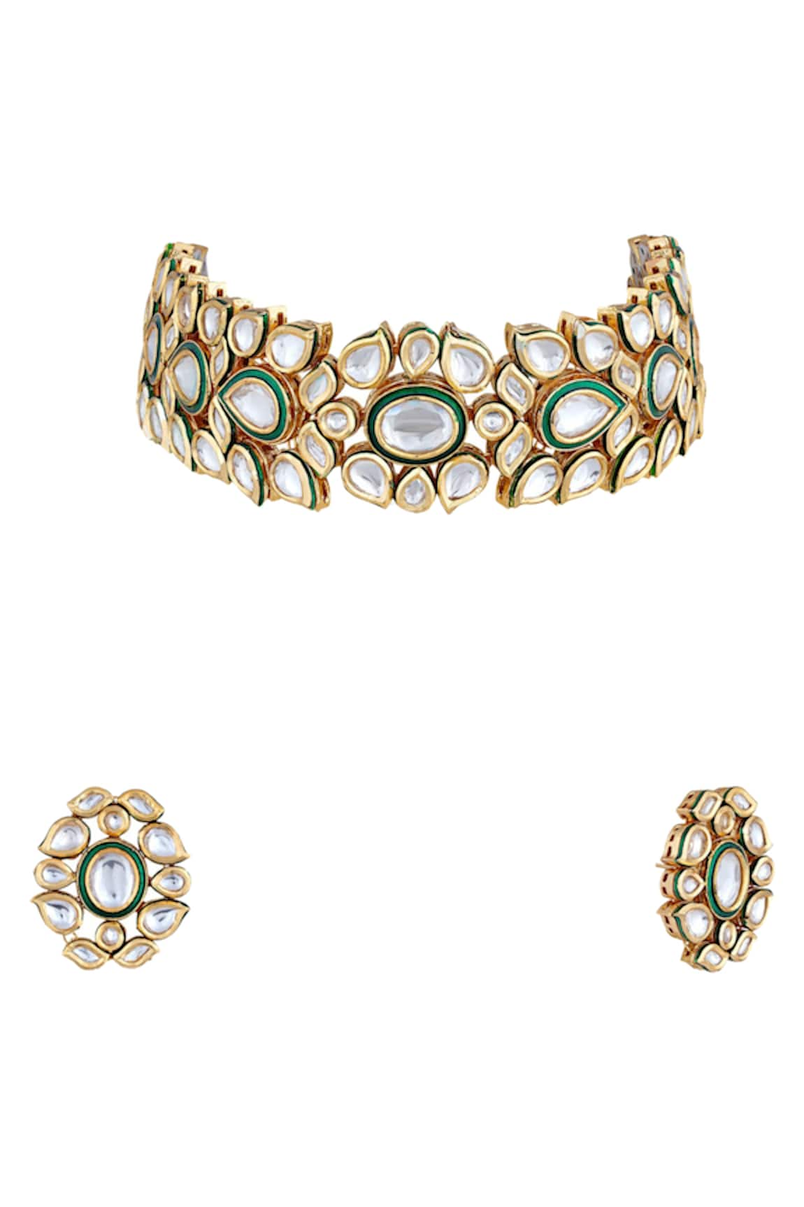 Anayah Jewellery Kundan Polki Choker Set