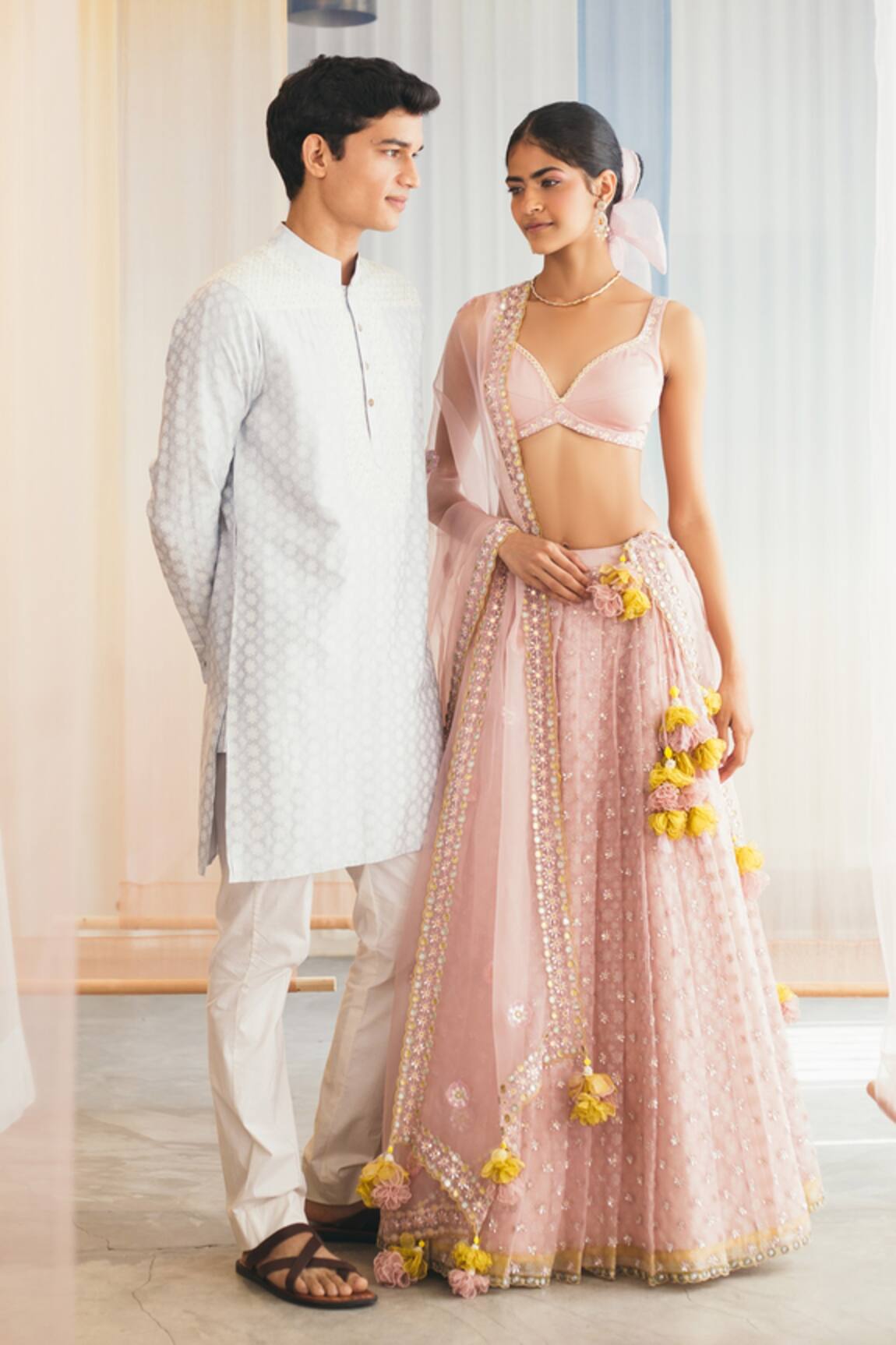 Madzin Silk Lehenga Set