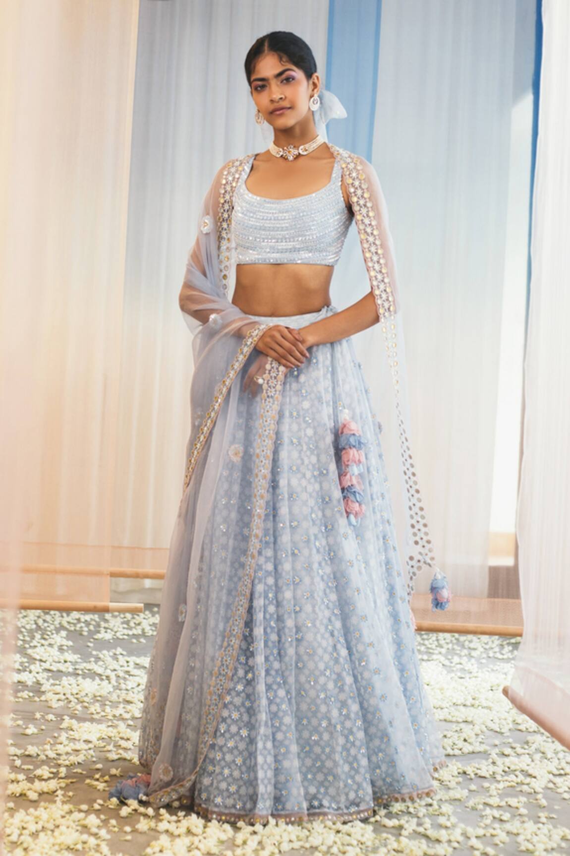Madzin Silk Bridal Lehenga Set