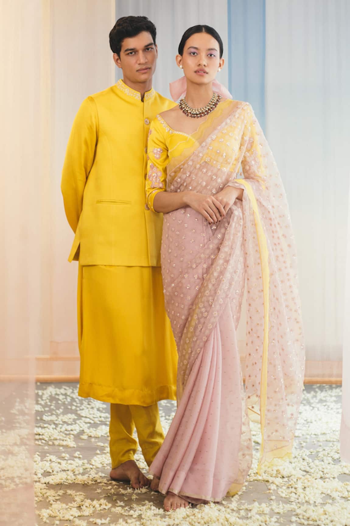 Madzin Silk Saree With Blouse 