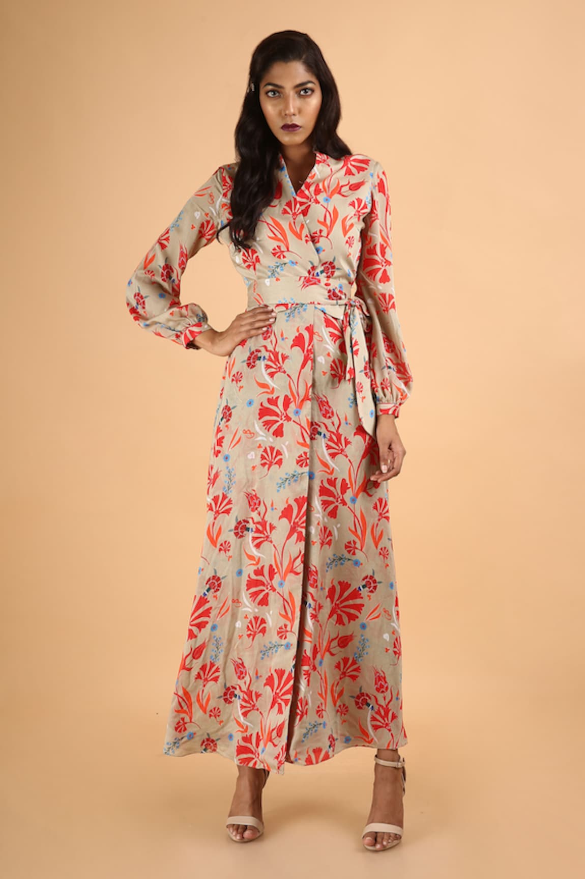 Saksham Neharicka Printed Wrap Dress