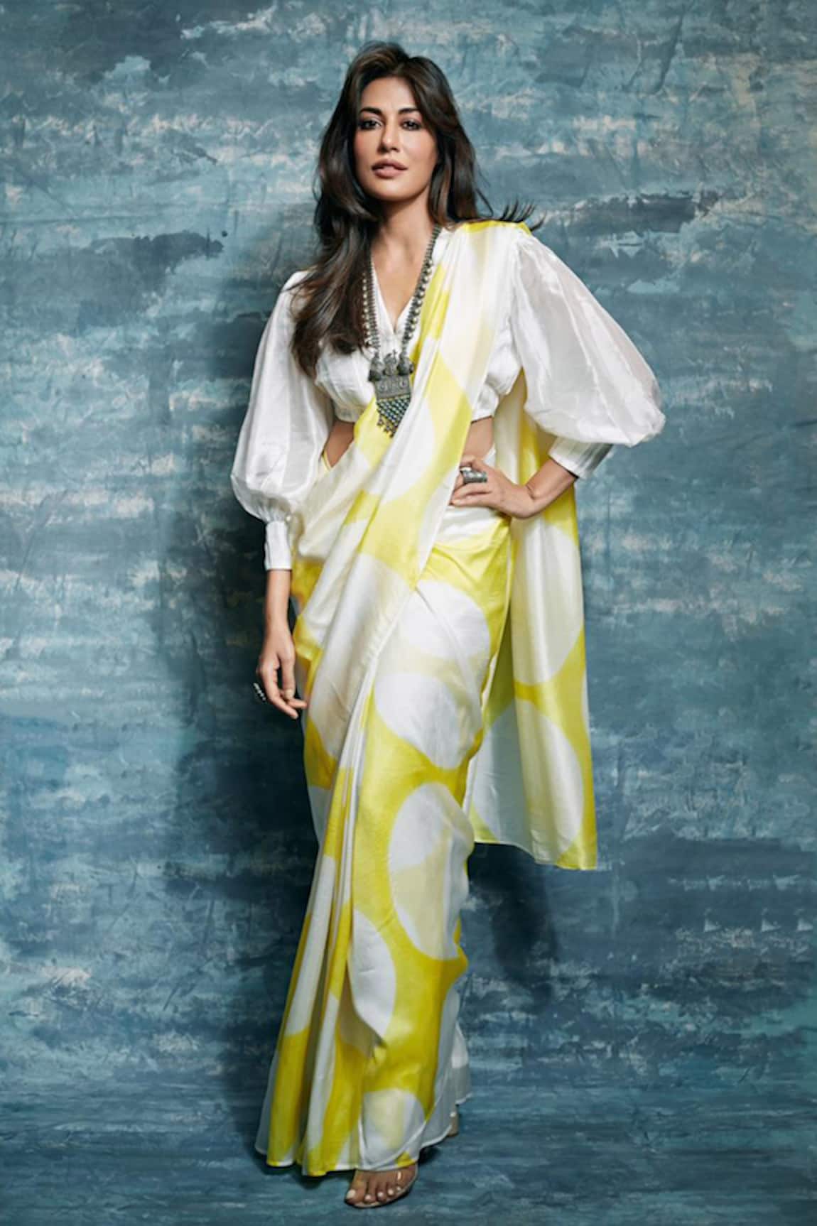 Vedika M Circle Printed Saree 